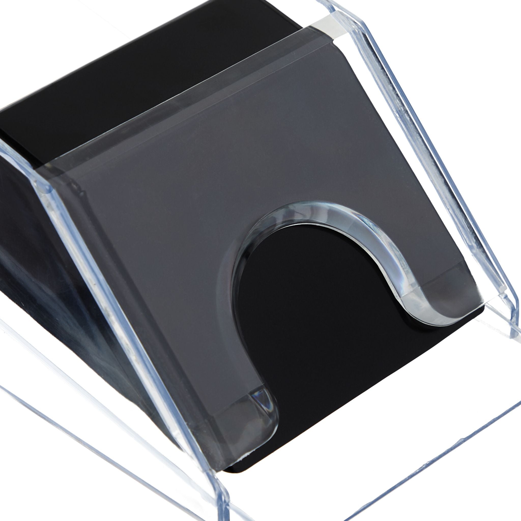 Kartenschlitten mit 6 Decks Schwarz-Transparent