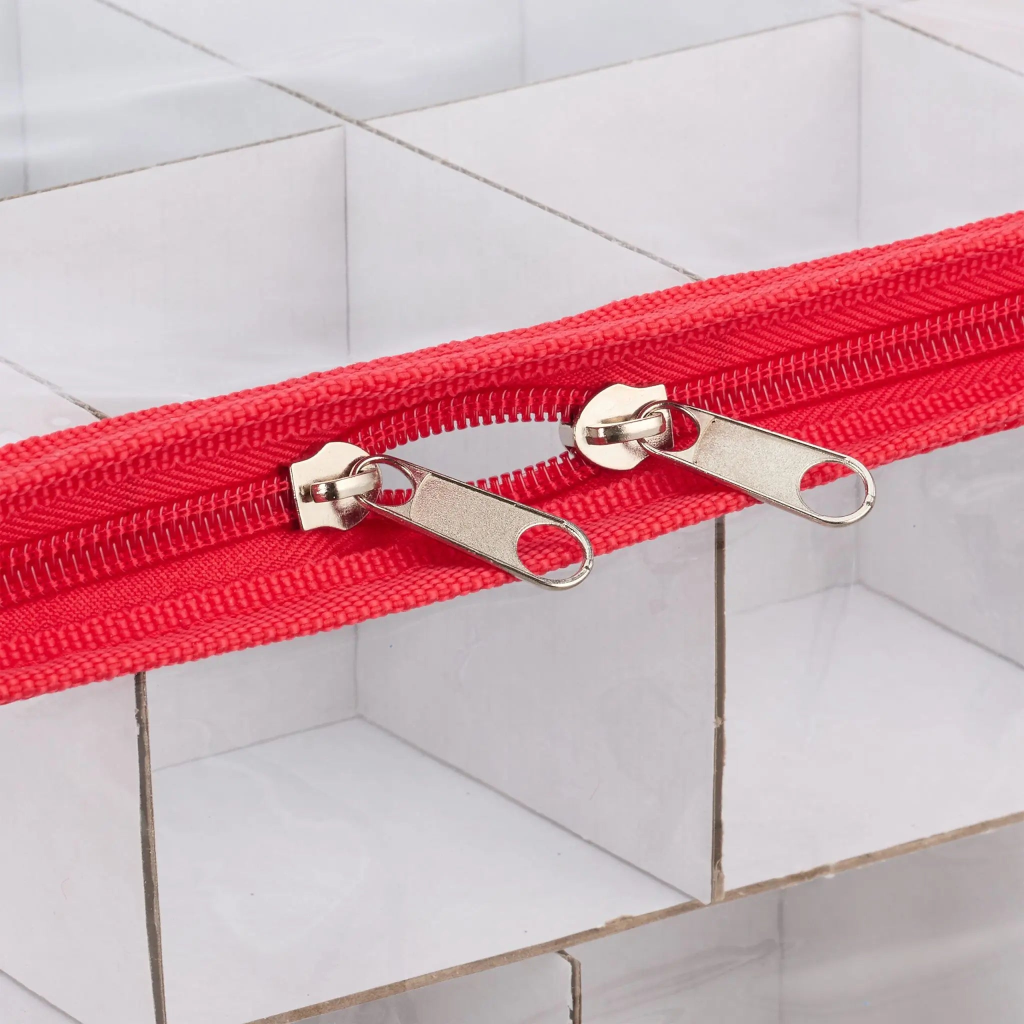 Weihnachtskugel Aufbewahrungsbox 3er-Set Weiss-Rot-Transparent von Relaxdays