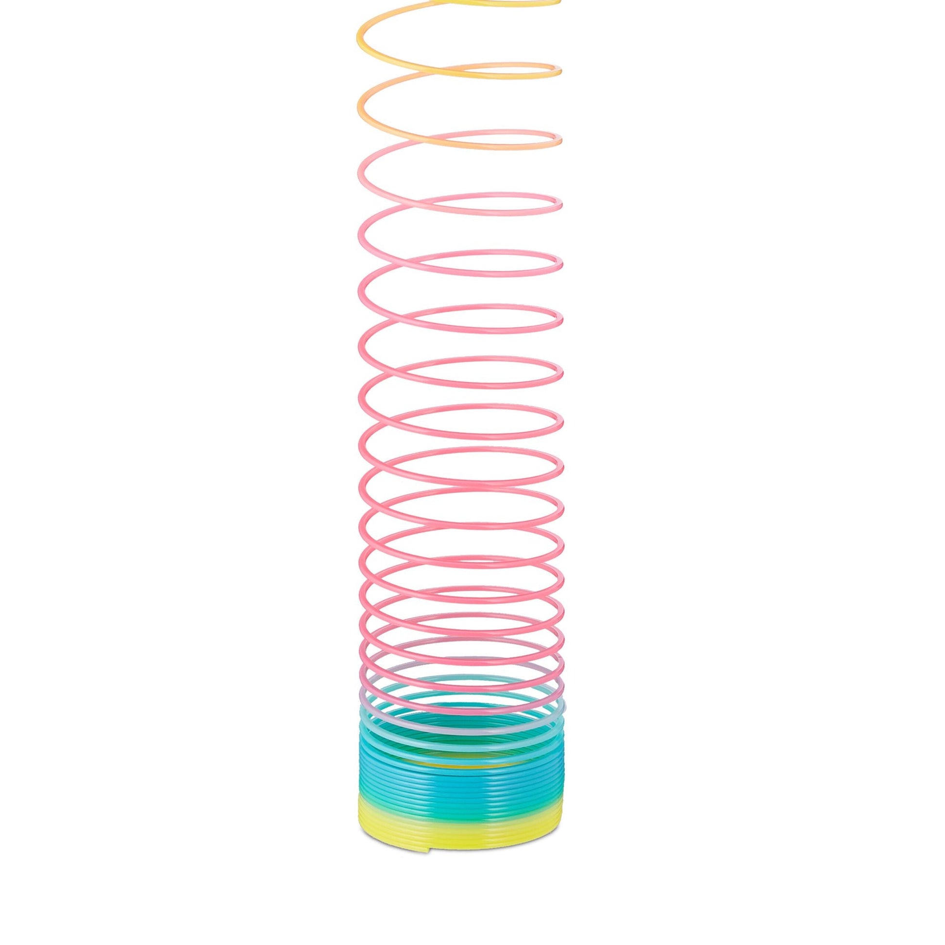 Regenbogenspirale 4er-Set Gelb-Rosa-Türkis von Relaxdays