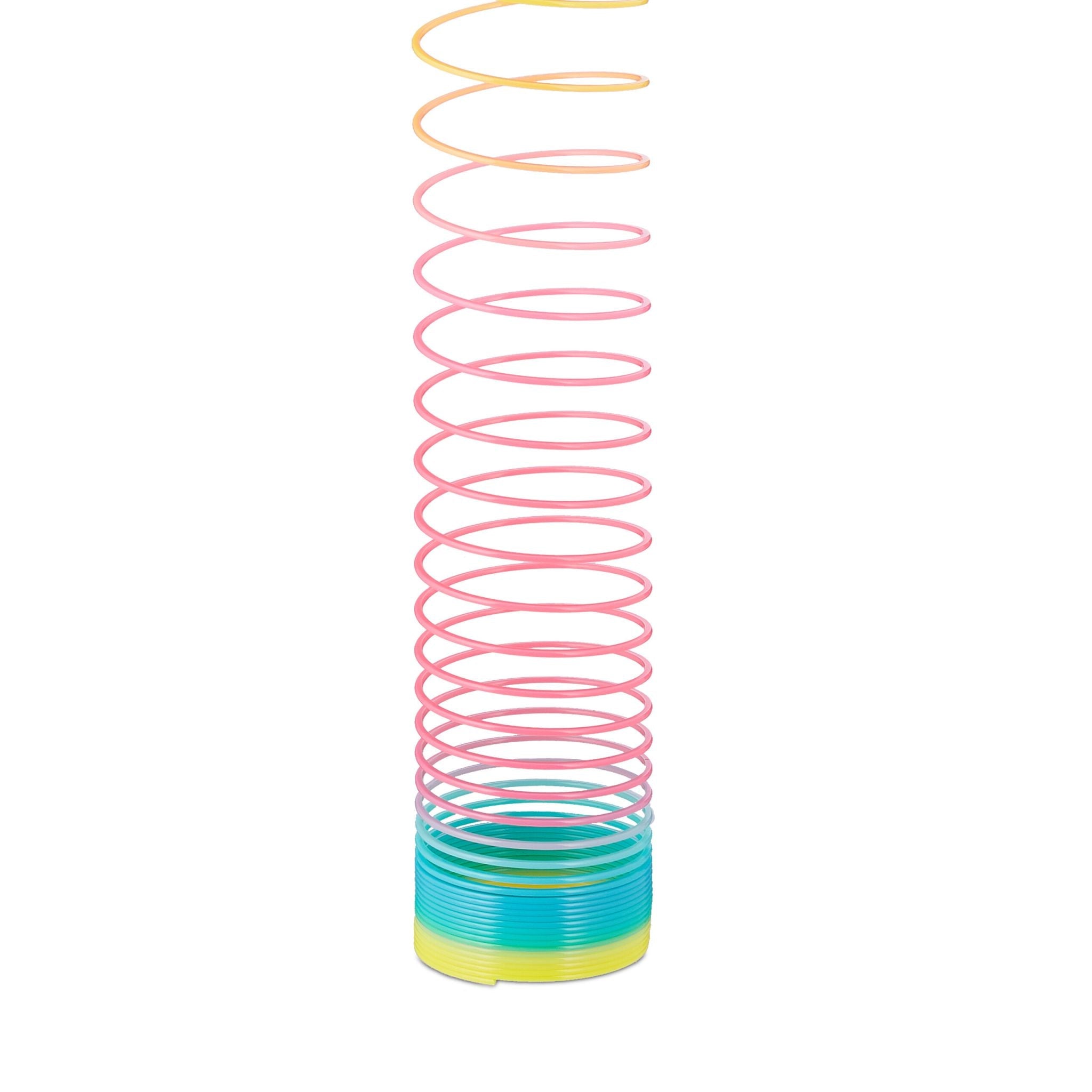 Regenbogenspirale 4er-Set Gelb-Rosa-Türkis von Relaxdays