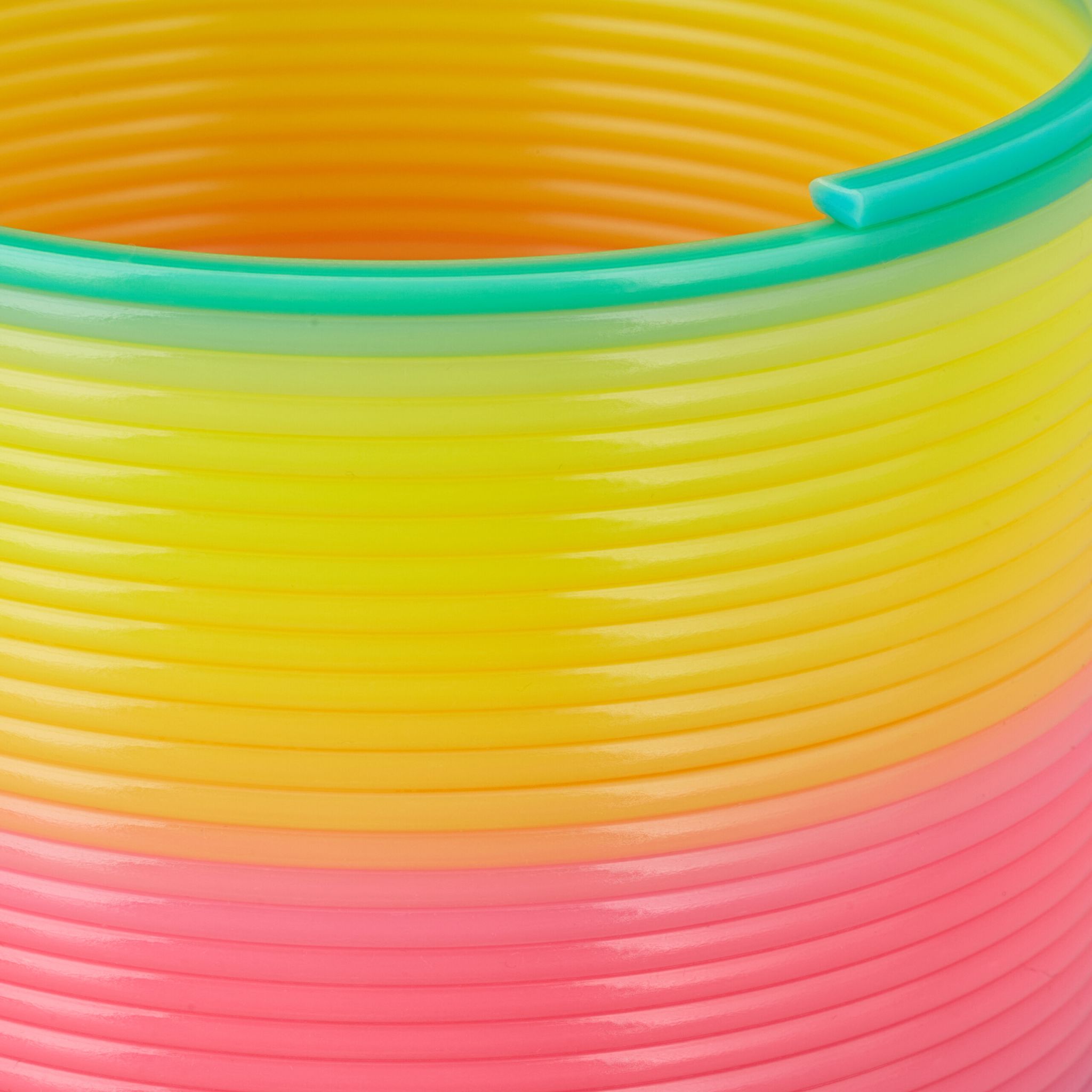Regenbogenspirale 4er-Set Gelb-Rosa-Türkis von Relaxdays