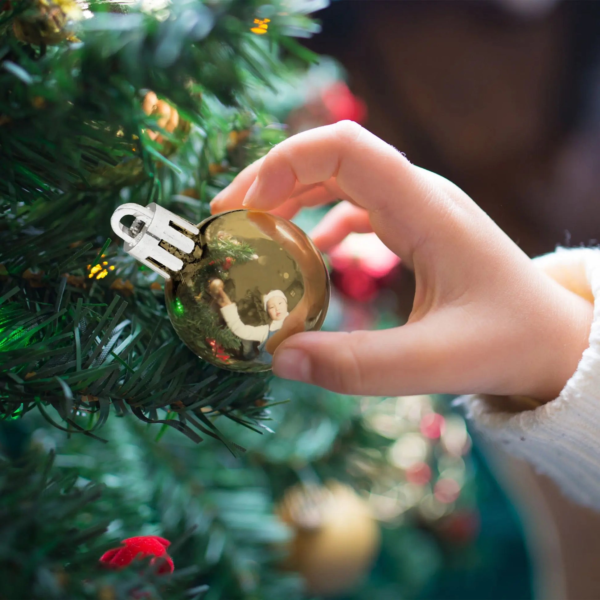 Weihnachtskugeln im 96er-Set Gold-Silber von Relaxdays