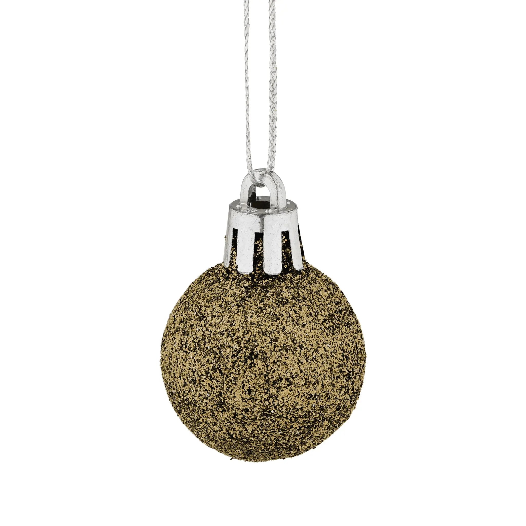 Weihnachtskugeln im 96er-Set Gold-Silber von Relaxdays