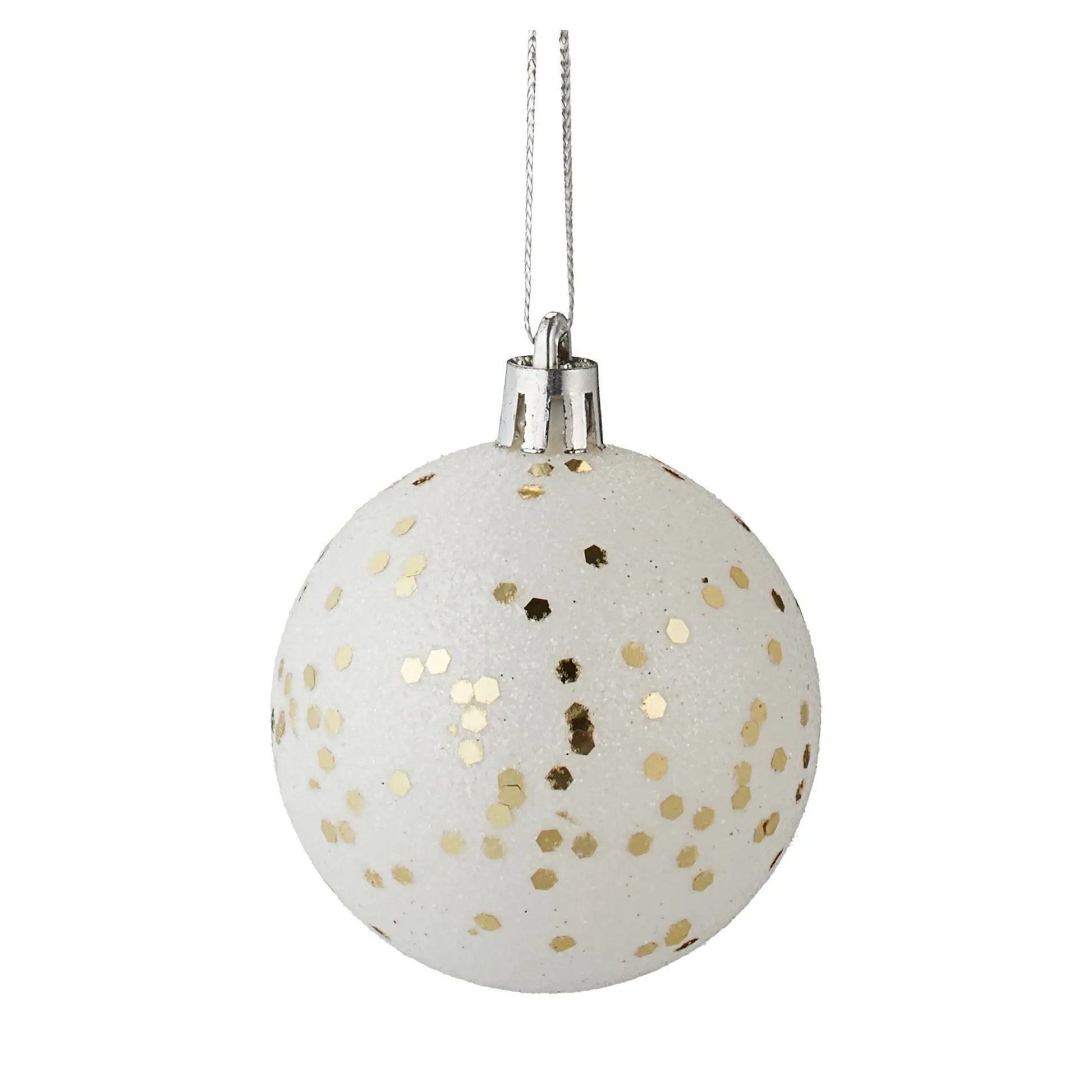 Weihnachtskugeln im 30er-Set Weiss-Gold-Silber von guteszeug.ch