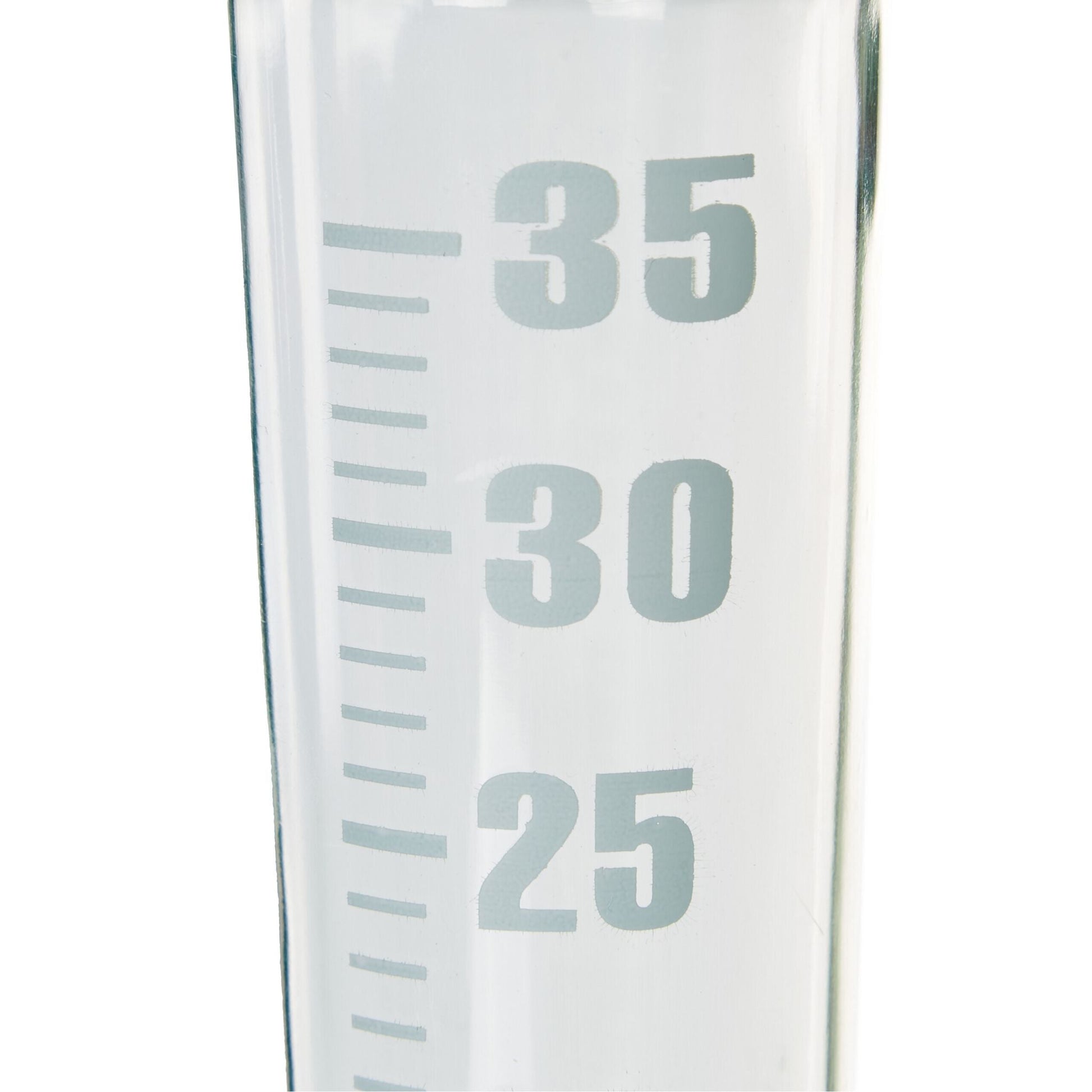Regenmesser mit Stab 2er-Set Hellbraun-Schwarz-Transparent von Relaxdays