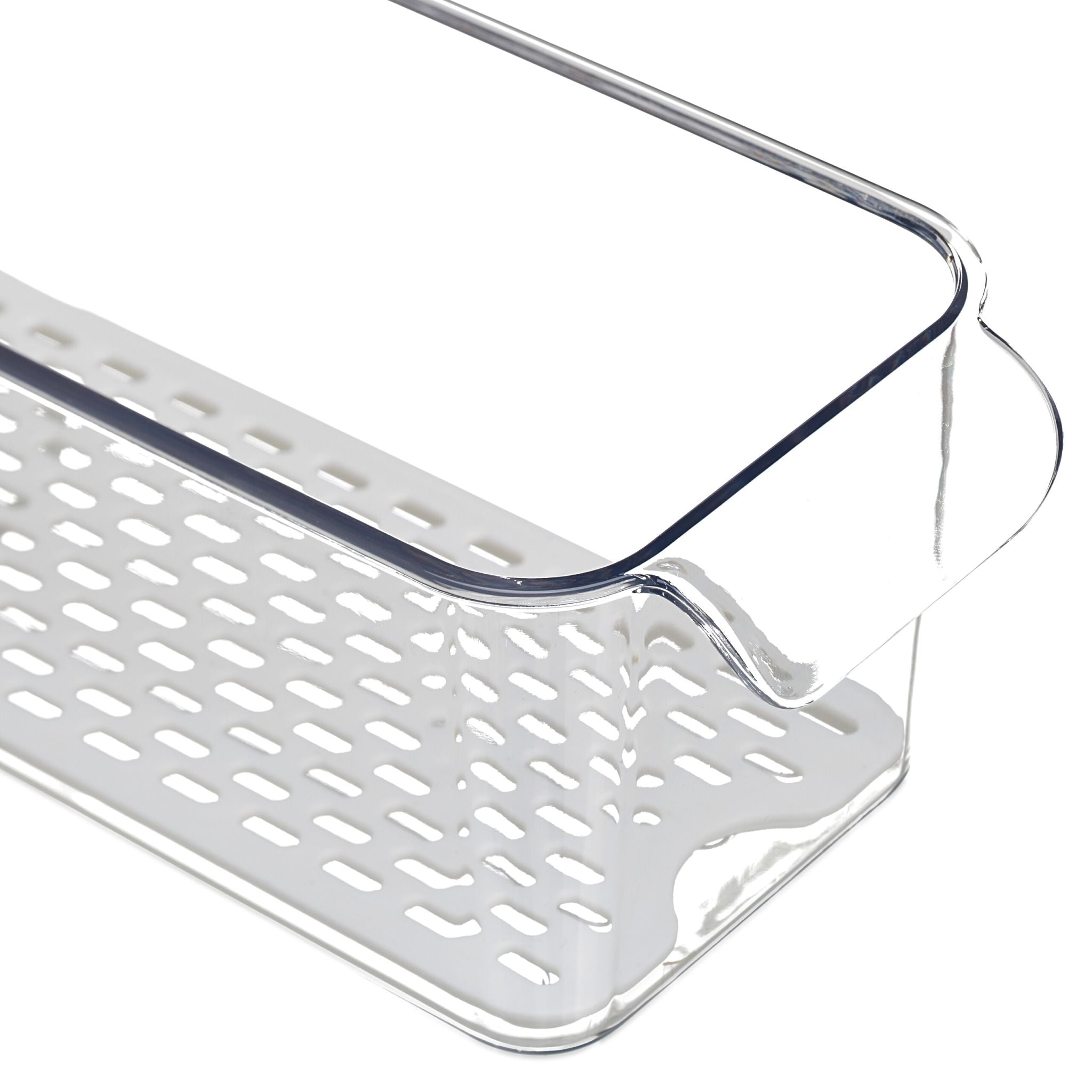Kühlschrank Organizer 3er-Set Weiss-Transparent von Relaxdays