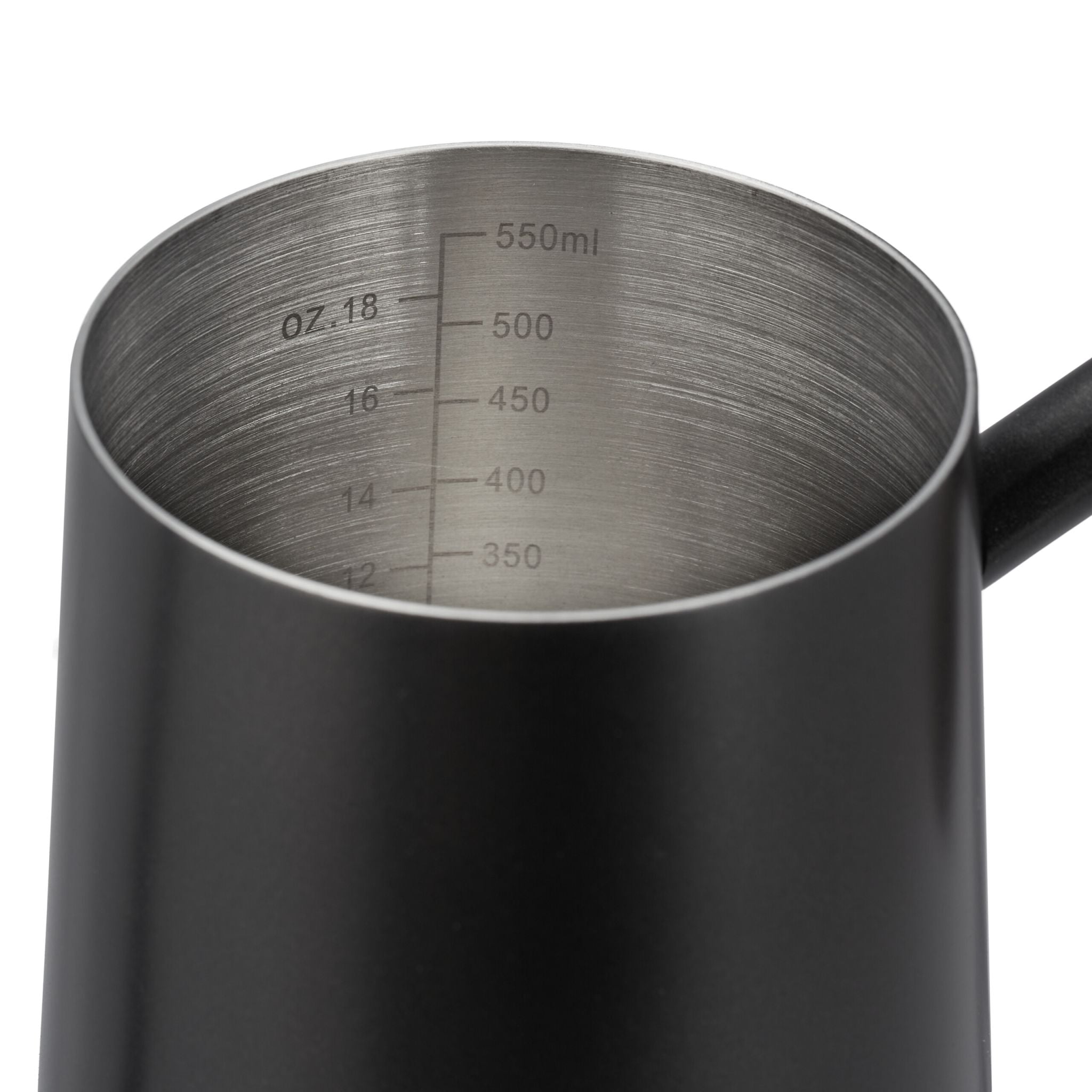Edelstahl Teekanne mit Holzgriff Anthrazit-Braun von Relaxdays