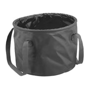Falteimer für Camping 15 Liter Grau von Relaxdays