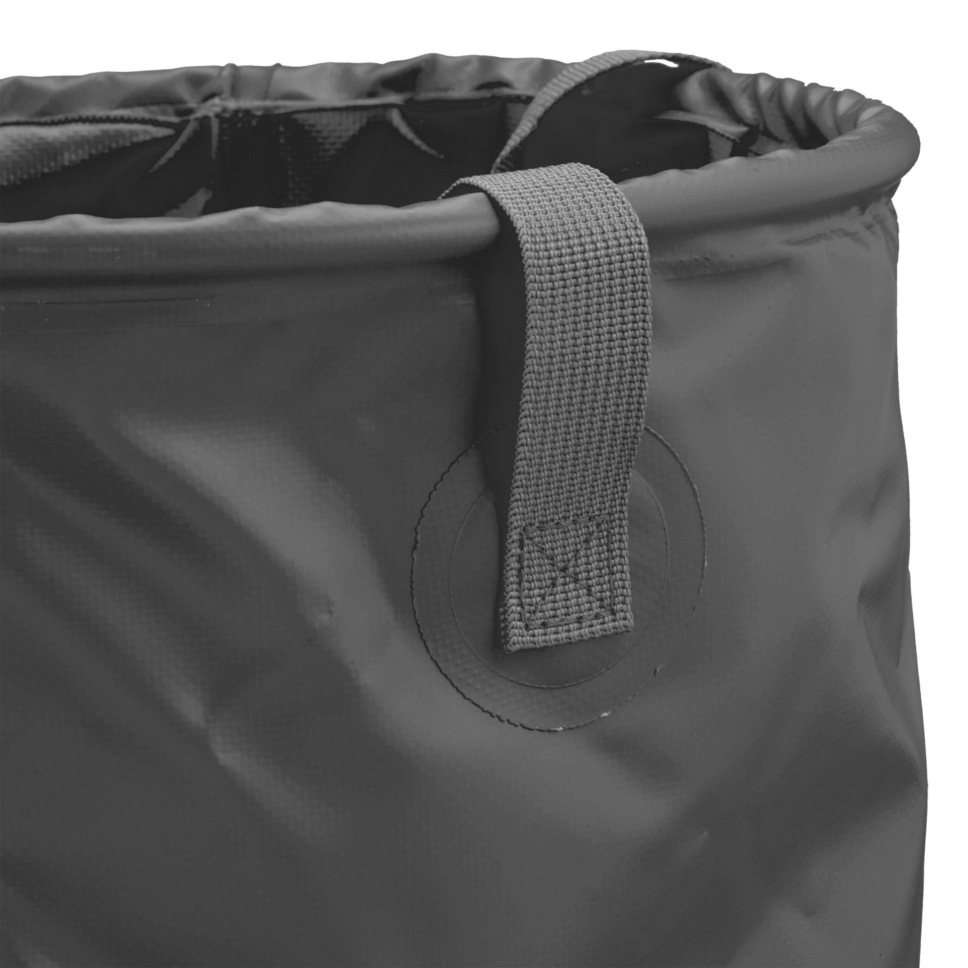 Falteimer für Camping 15 Liter Grau von Relaxdays