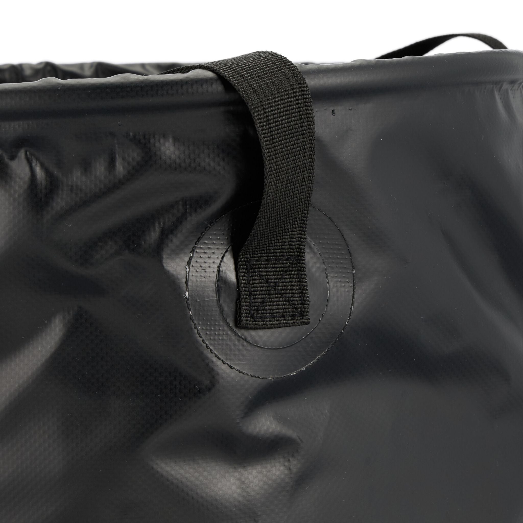 Falteimer für Camping 15 Liter Schwarz von Relaxdays