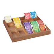 Sortierbox Holz Hellbraun von Relaxdays
