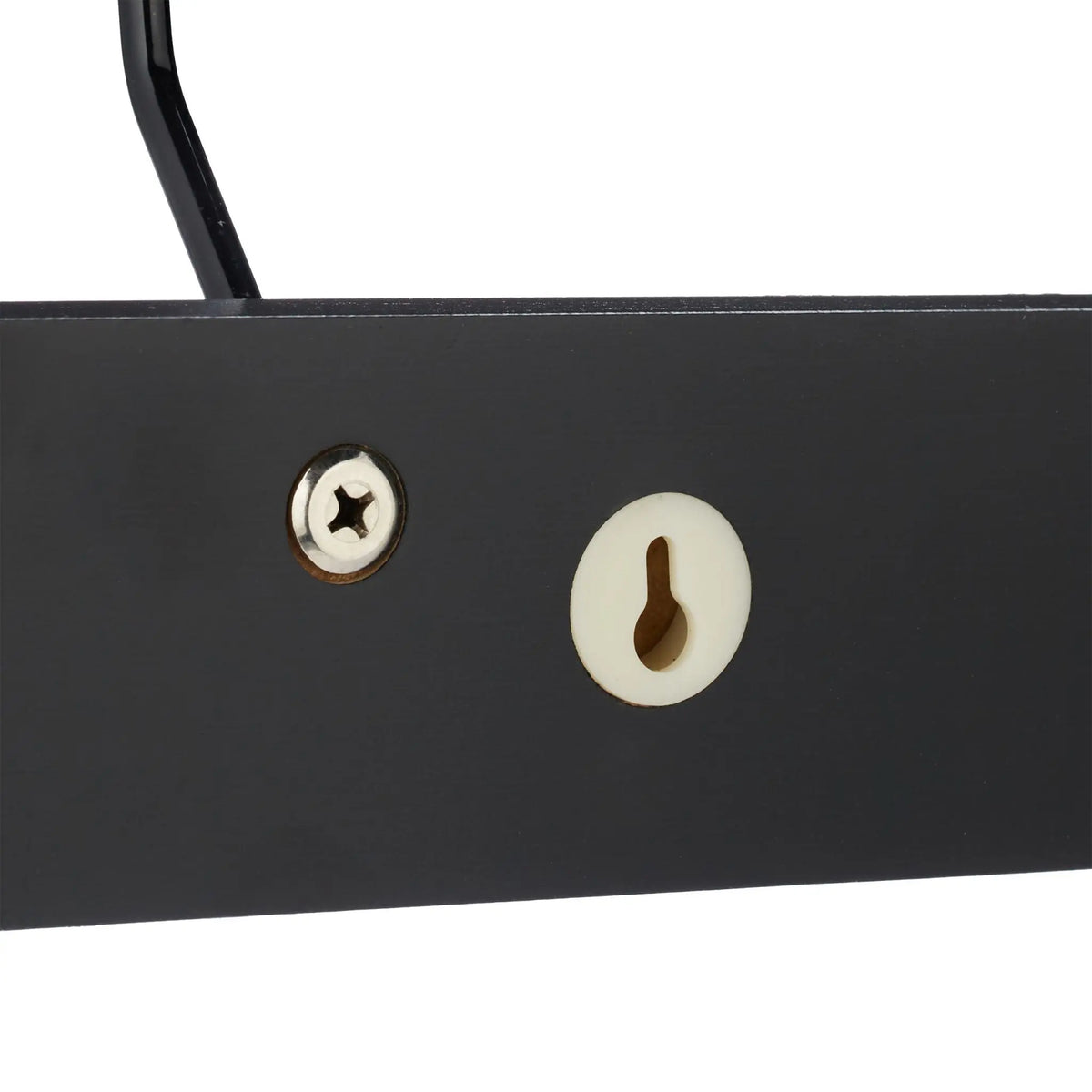 Garderobenleiste mit 5 Haken Schwarz von Relaxdays