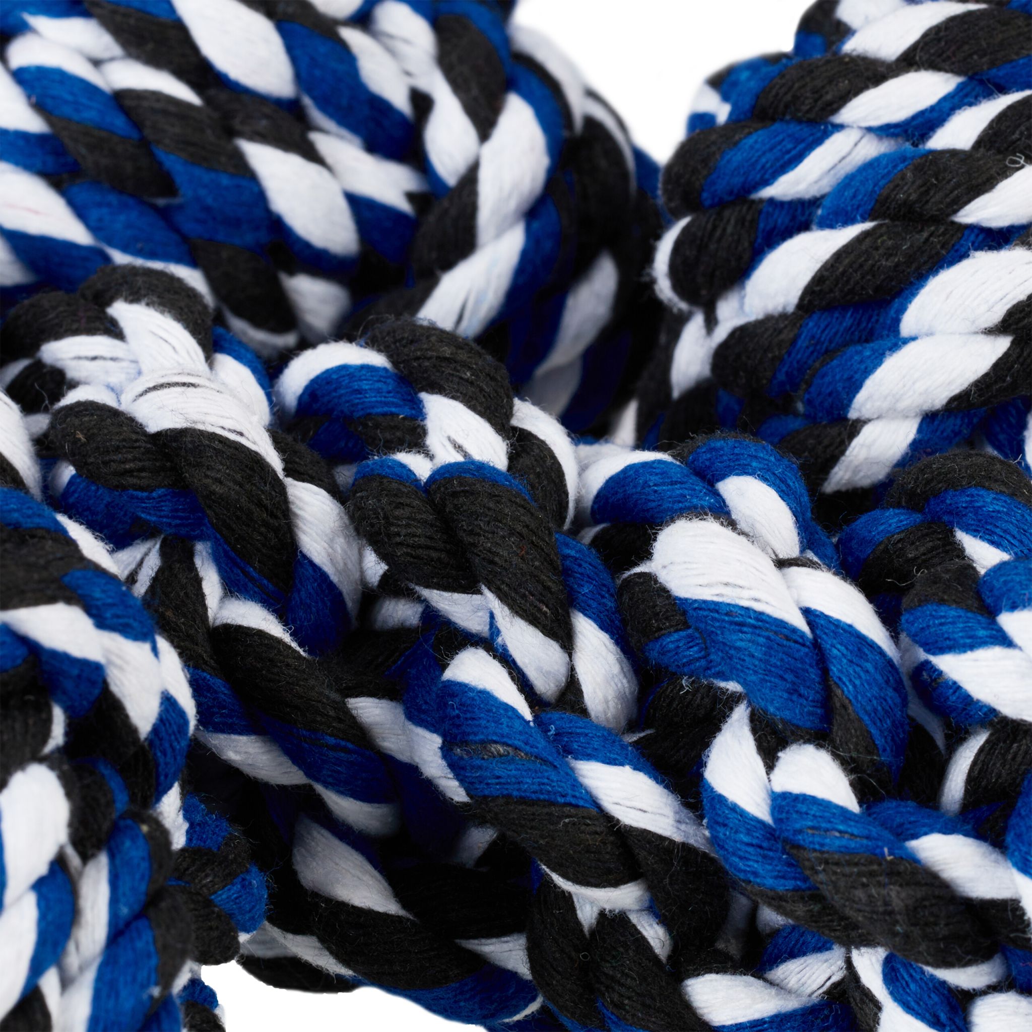 Hundespielzeug Set 4-teilig Weiss-Blau-Schwarz von Relaxdays