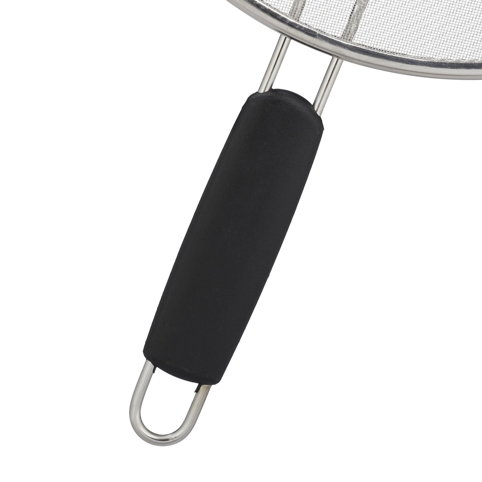 Spritzschutz für Pfannen 29cm Schwarz-Silber von Relaxdays