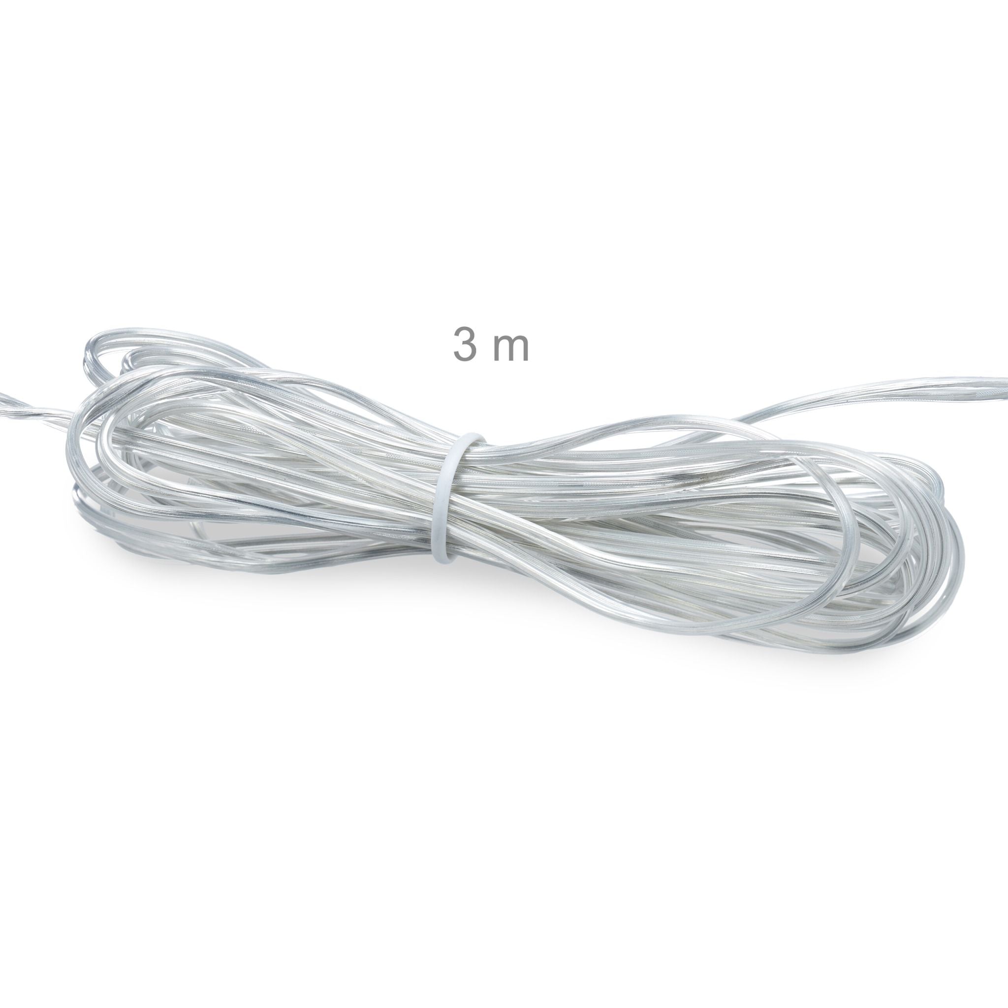 LED Dekokugel 25cm Silber von Relaxdays