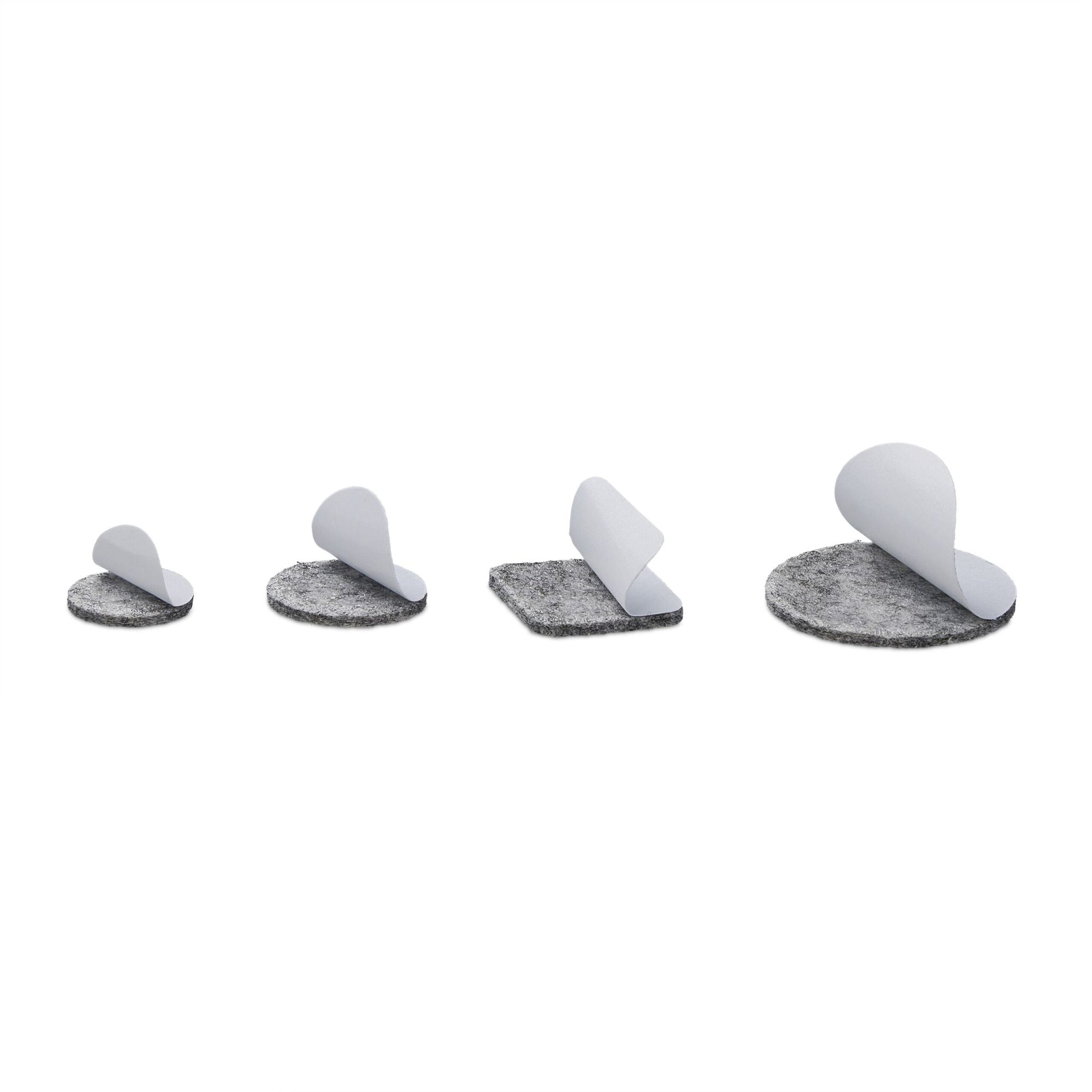 Selbstklebende Filzgleiter 272er-Set Grau von Relaxdays