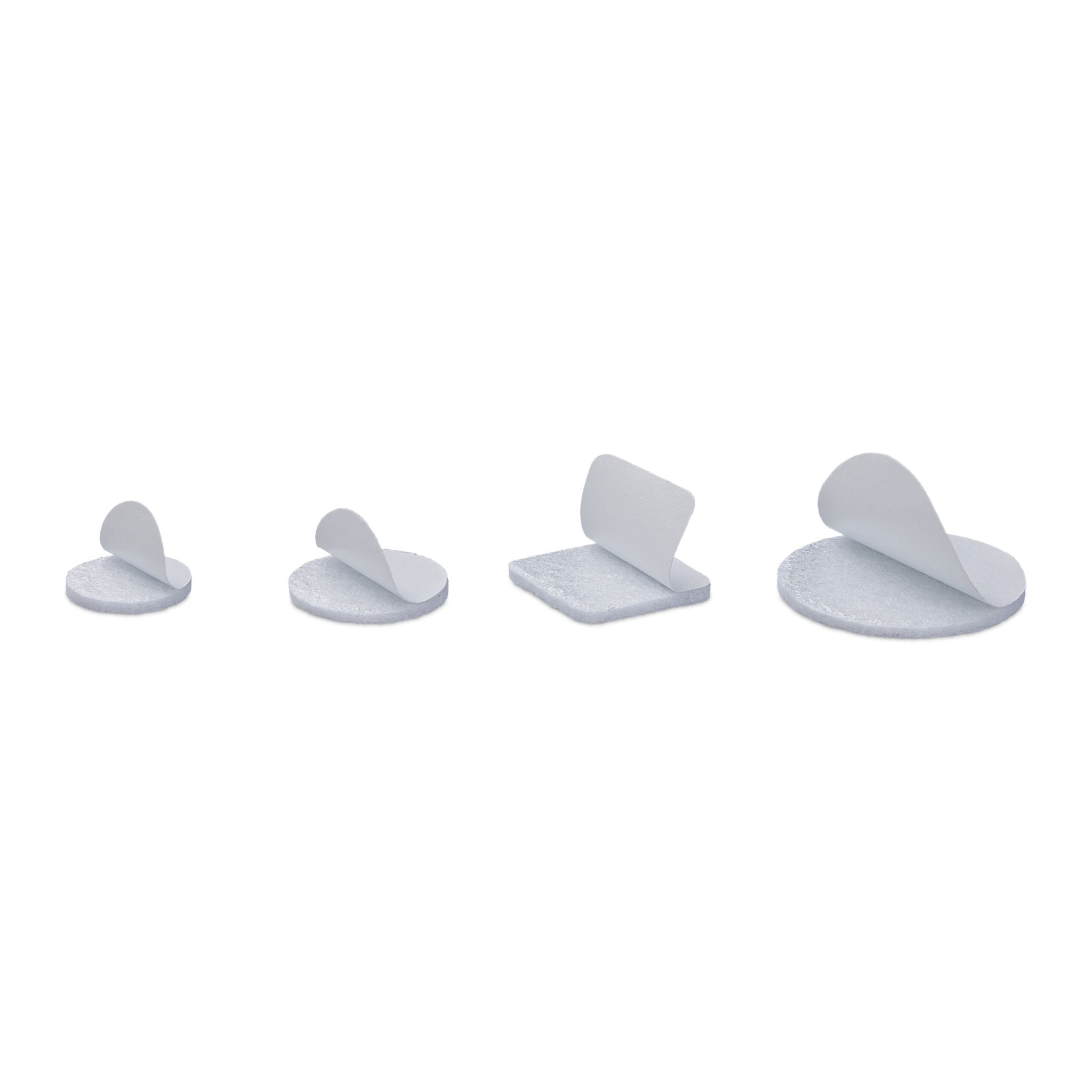 Selbstklebende Filzgleiter 272er-Set Weiss von Relaxdays