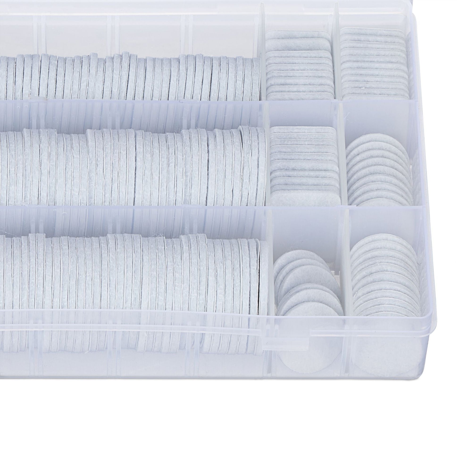 Selbstklebende Filzgleiter 272er-Set Weiss von Relaxdays