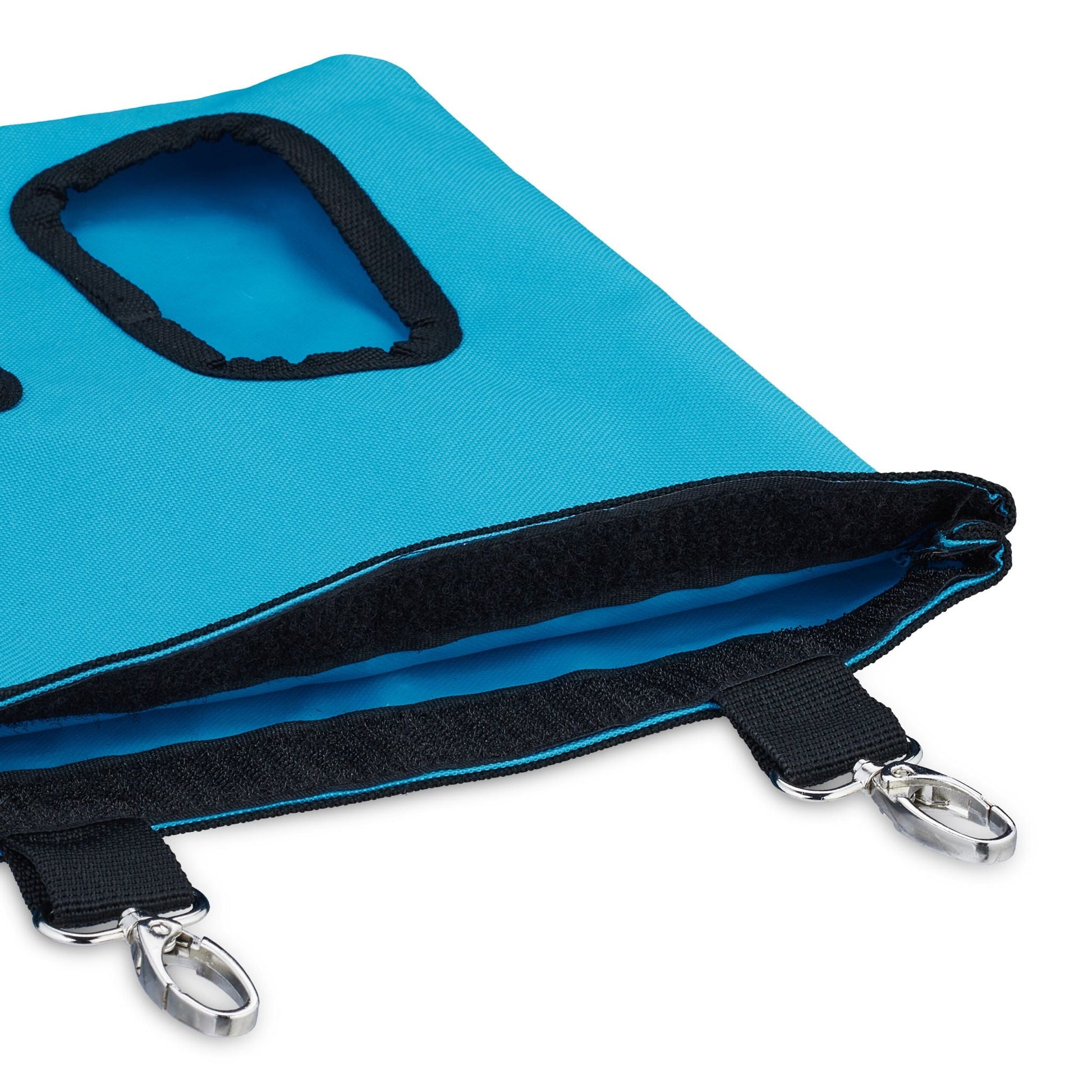 Heutasche für Kleintiere Blau-Schwarz von Relaxdays