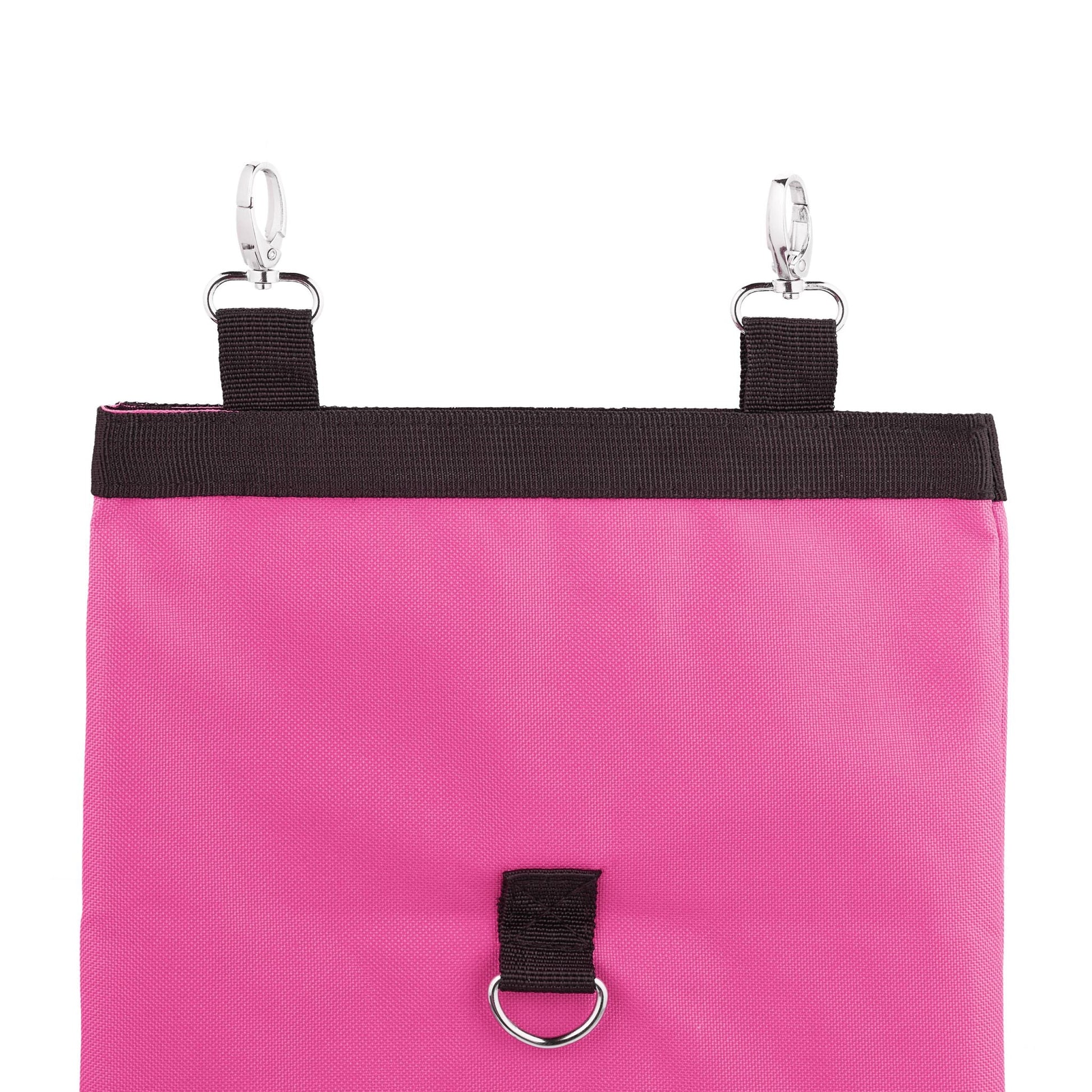 Heutasche für Kleintiere Pink-Schwarz von Relaxdays