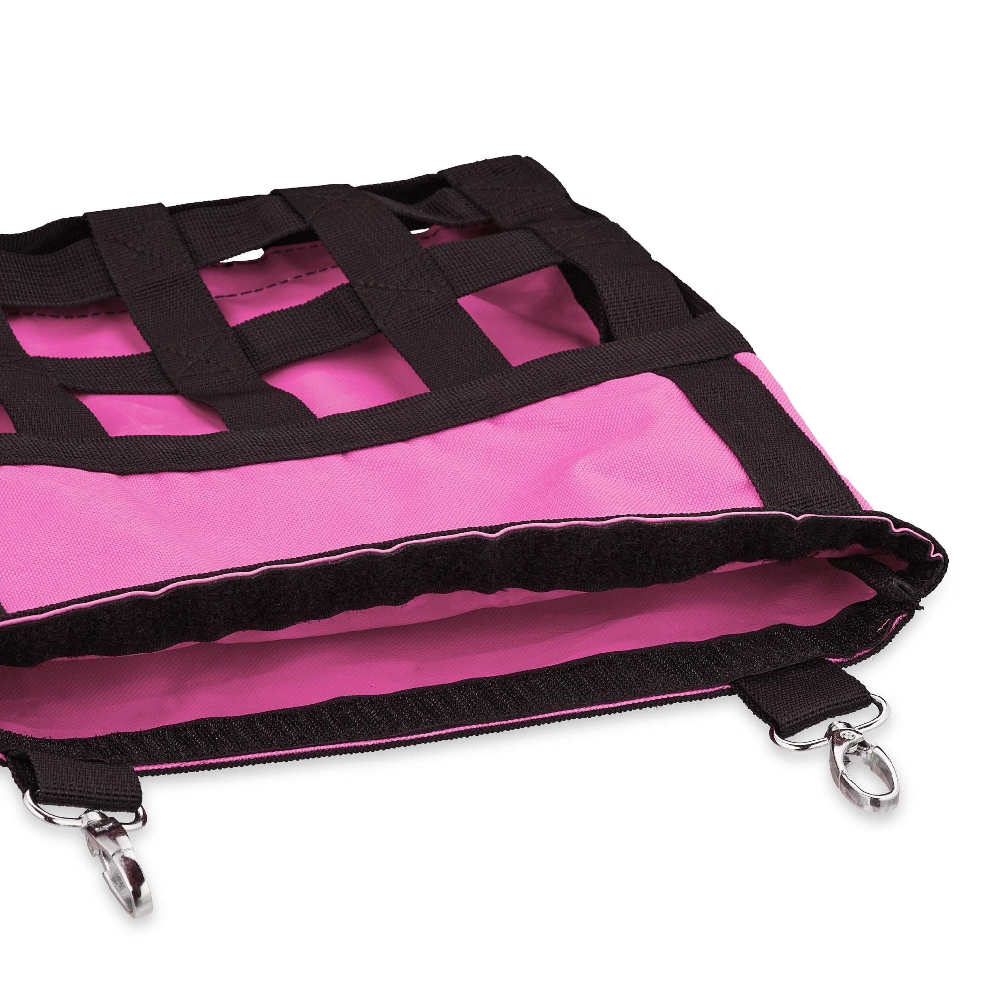 Heutasche für Kleintiere Pink-Schwarz von Relaxdays