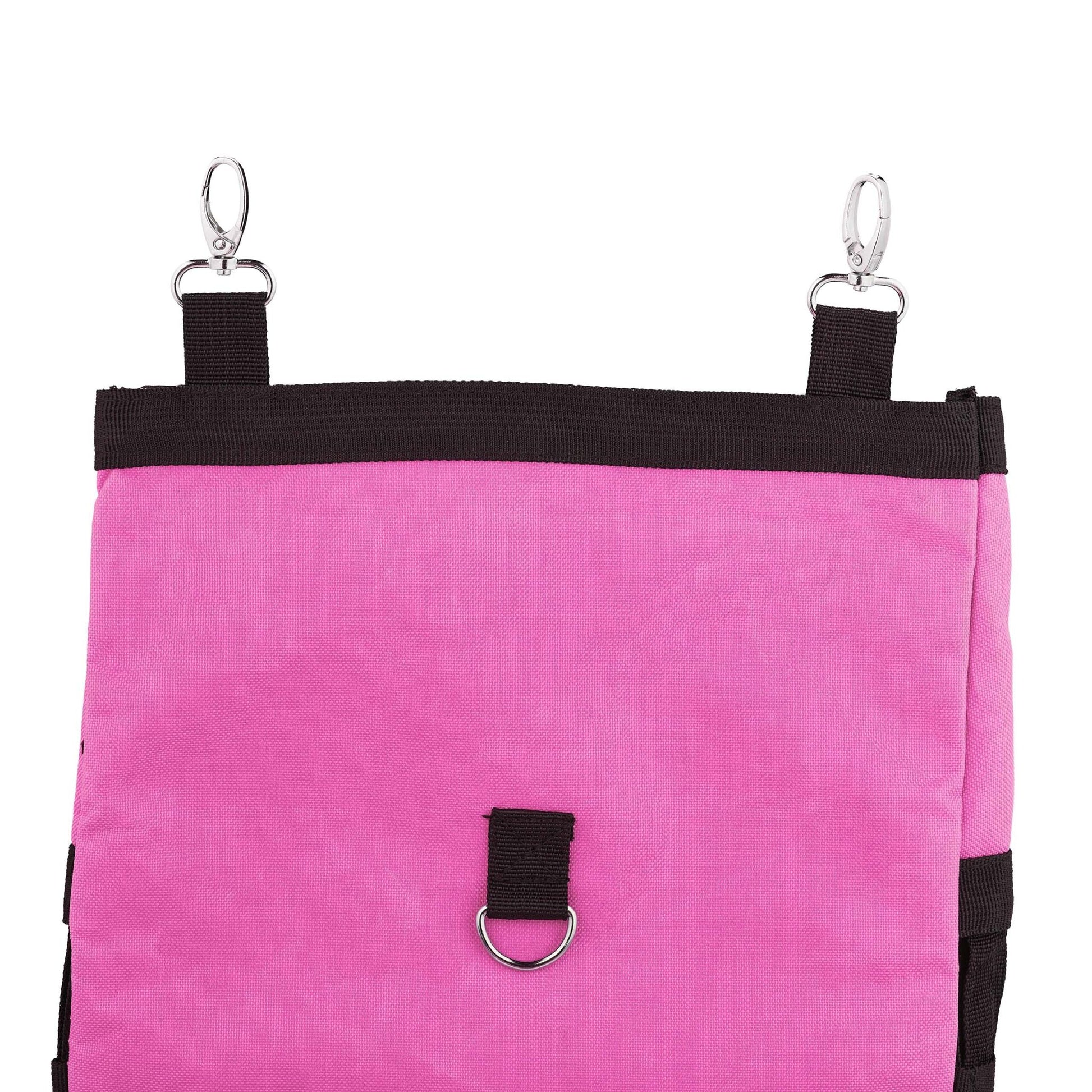 Heutasche für Kleintiere Pink-Schwarz von Relaxdays