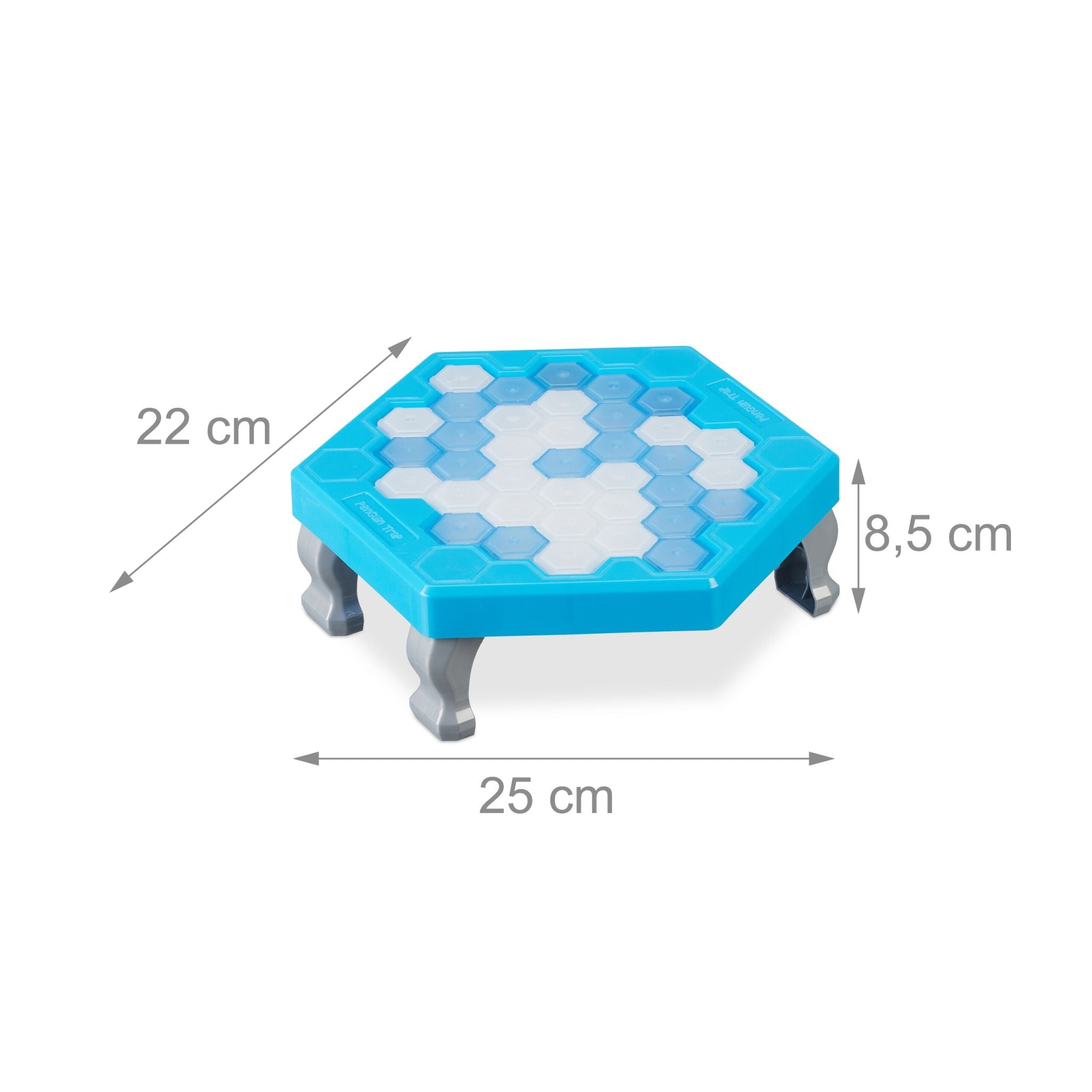Pinguin Spiel ab 3 Jahren Weiss-Blau-Grau von Relaxdays