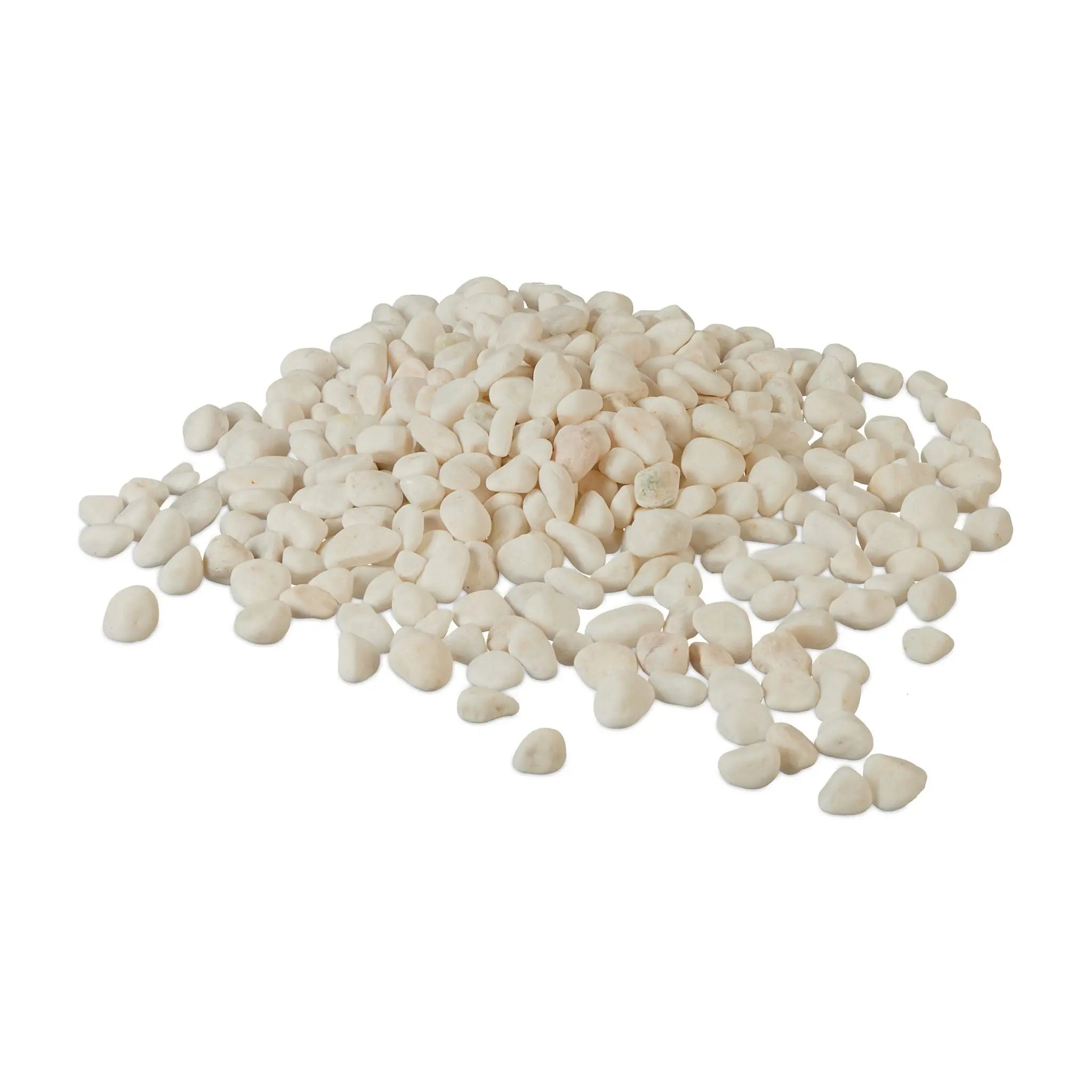 Marmorkies weiss 5-15 mm Weiss von Relaxdays