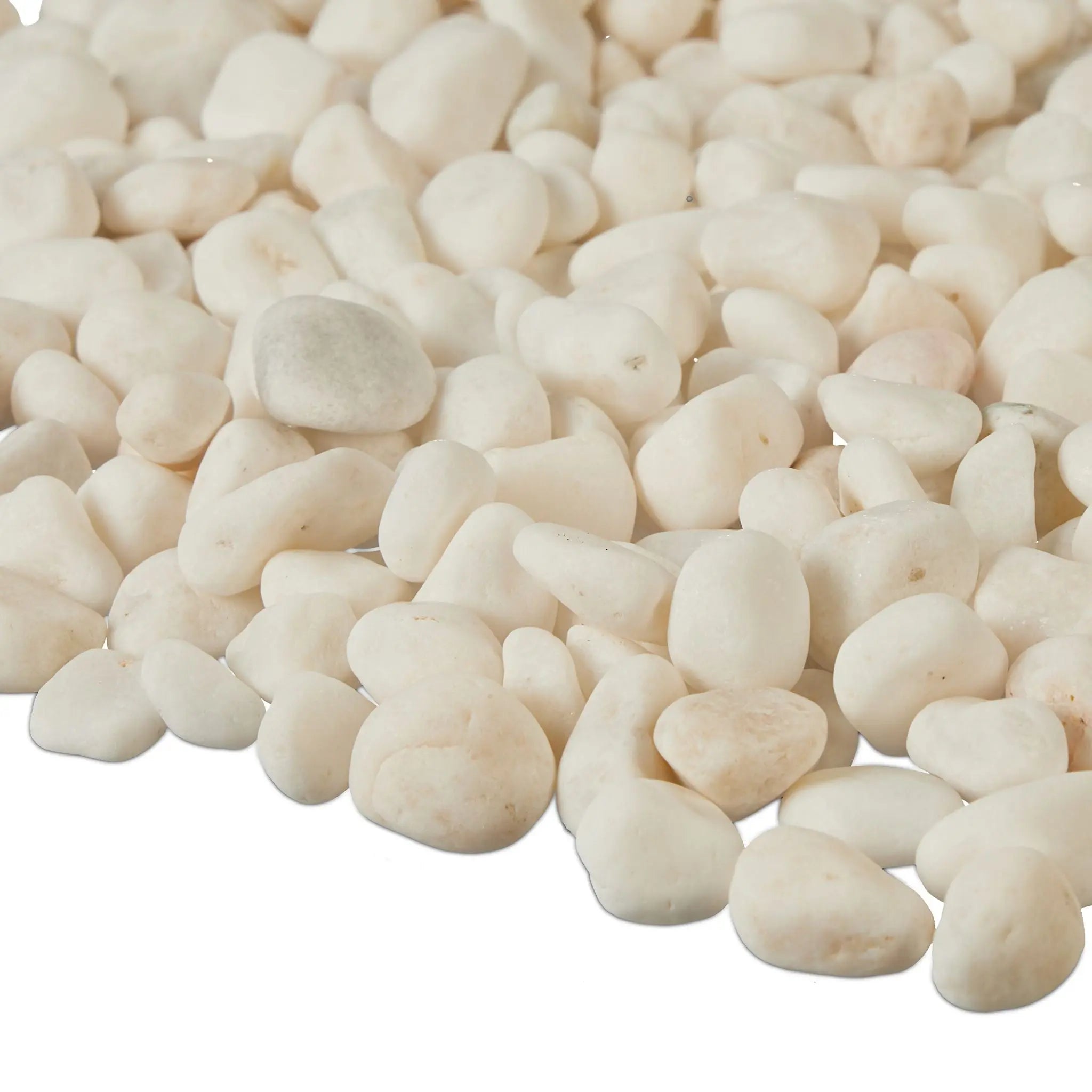 Marmorkies weiss 5-15 mm Weiss von Relaxdays