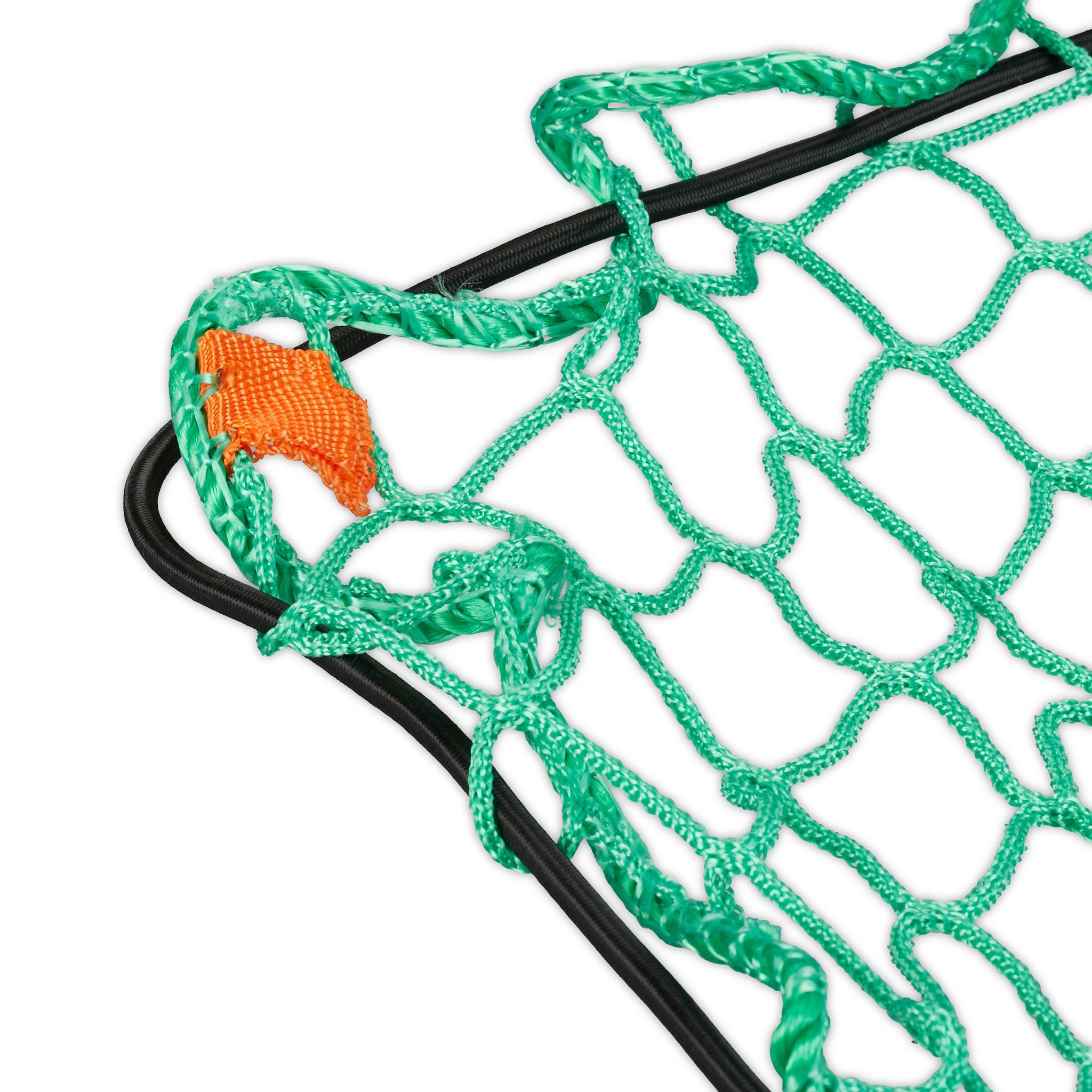 Anhängernetz 1,5 x 2,2 m Grün-Orange-Schwarz von Relaxdays