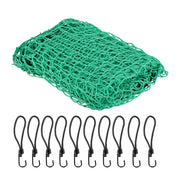 Anhängernetz 2,5 x 3,5 m Grün-Orange-Schwarz von Relaxdays
