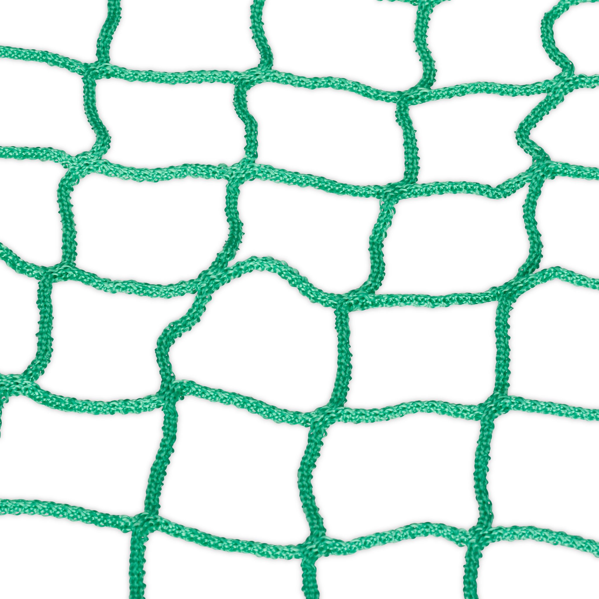 Anhängernetz 3 x 4 m Grün-Orange-Schwarz von Relaxdays