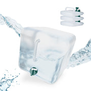 Quadratische Faltkanister 4er-Set Weiss-Grün-Transparent von Relaxdays