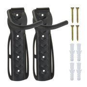 Fahrrad Wandhalterung 2er-Set Schwarz von Relaxdays