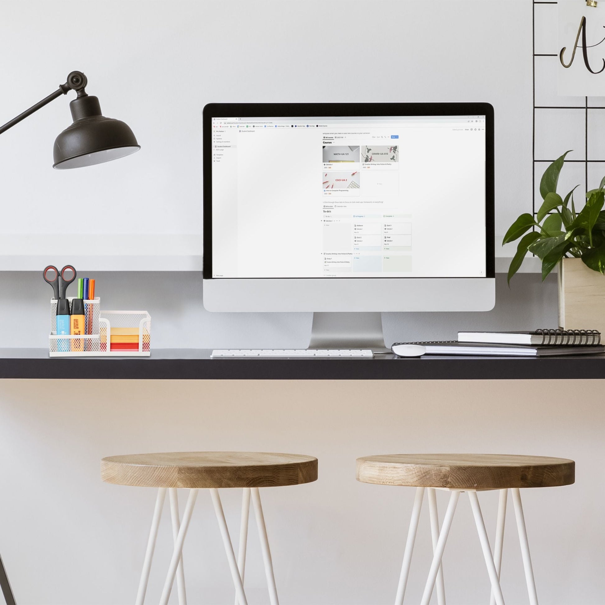 Schreibtisch-Organizer mit 3 Fächern Weiss von Relaxdays
