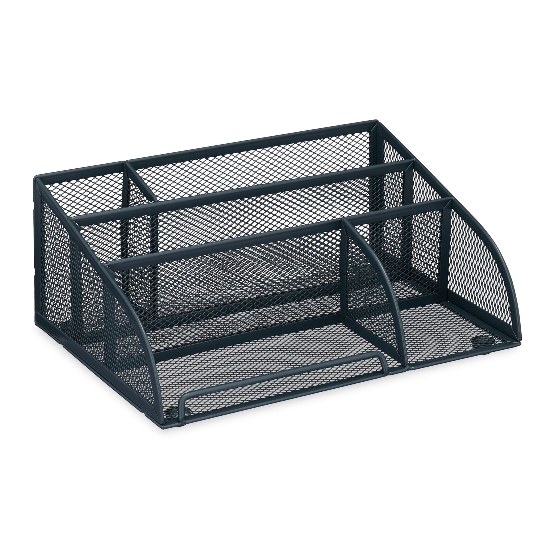 Schreibtisch Organizer Mesh Design Anthrazit von Relaxdays