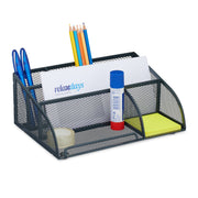 Schreibtisch Organizer Mesh Design Anthrazit von Relaxdays