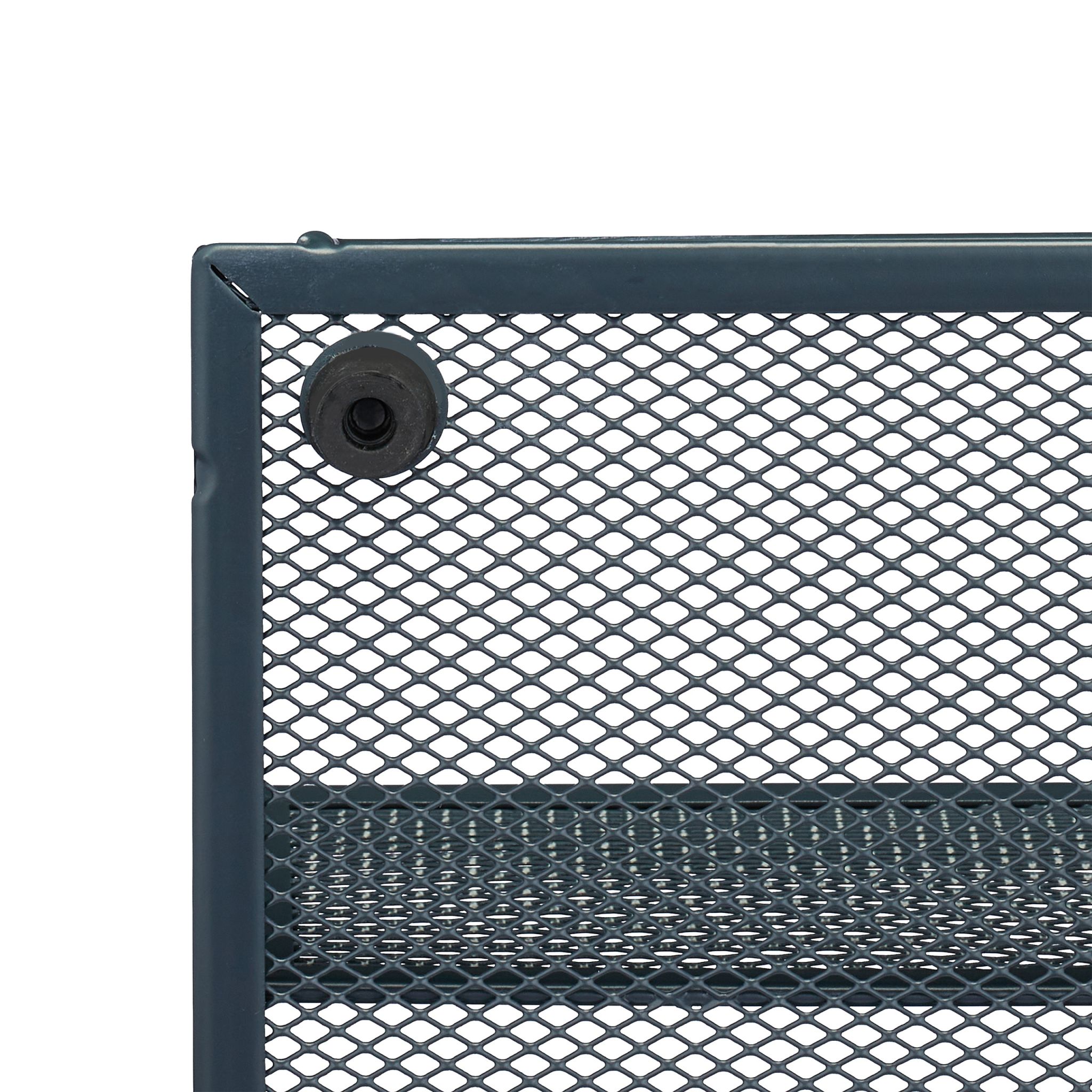 Schreibtisch Organizer Mesh Design Anthrazit von Relaxdays