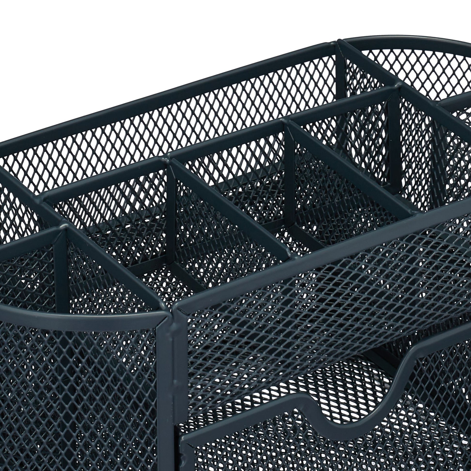 Schreibtisch Organizer mit 9 Fächern Anthrazit von Relaxdays