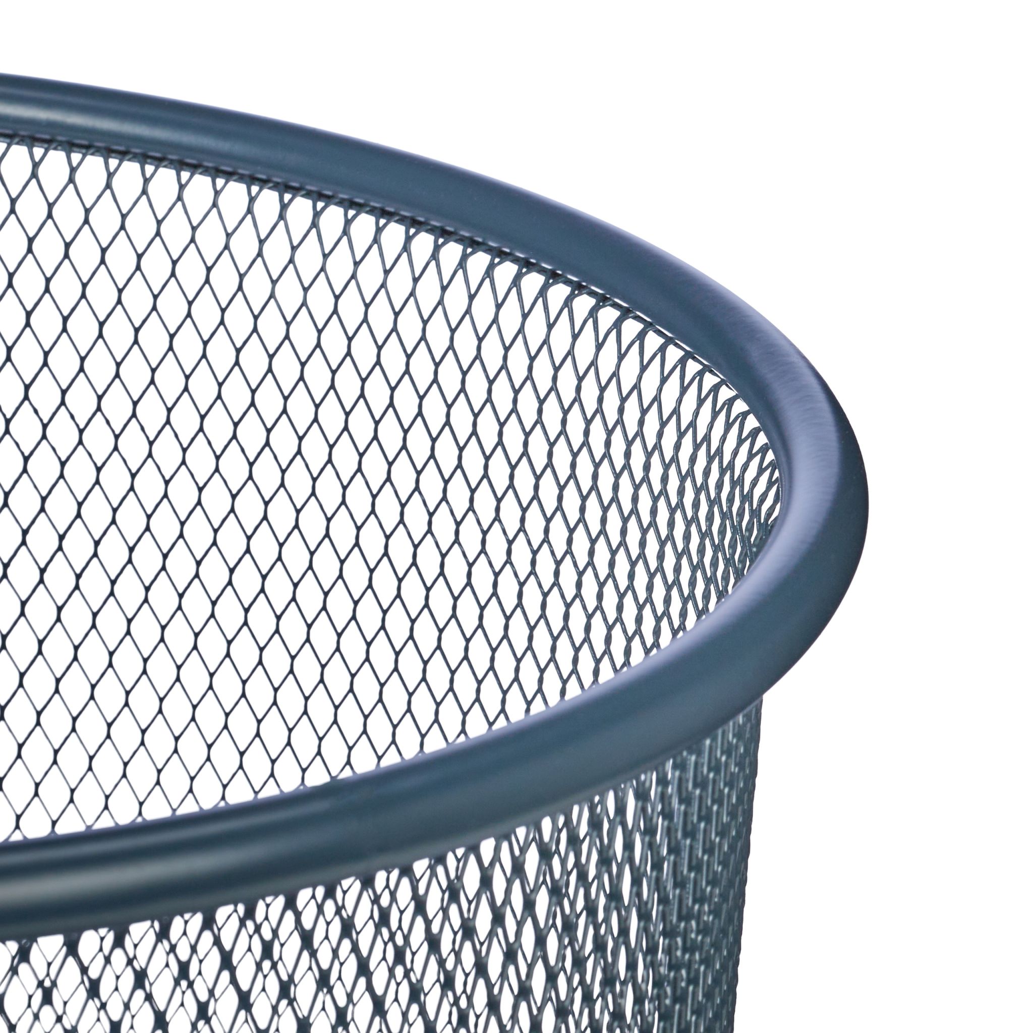 Regenschirmständer Metallgeflecht Anthrazit von Relaxdays