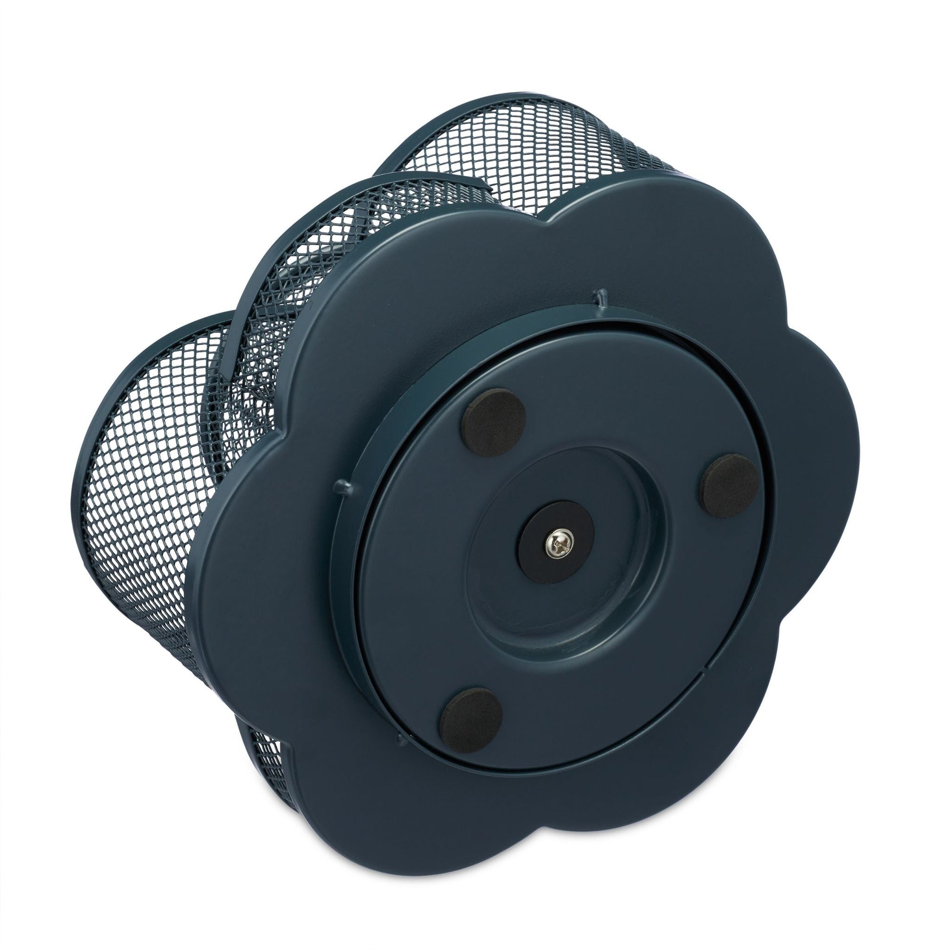 Drehbarer Stiftehalter mit 7 Fächern Anthrazit von Relaxdays