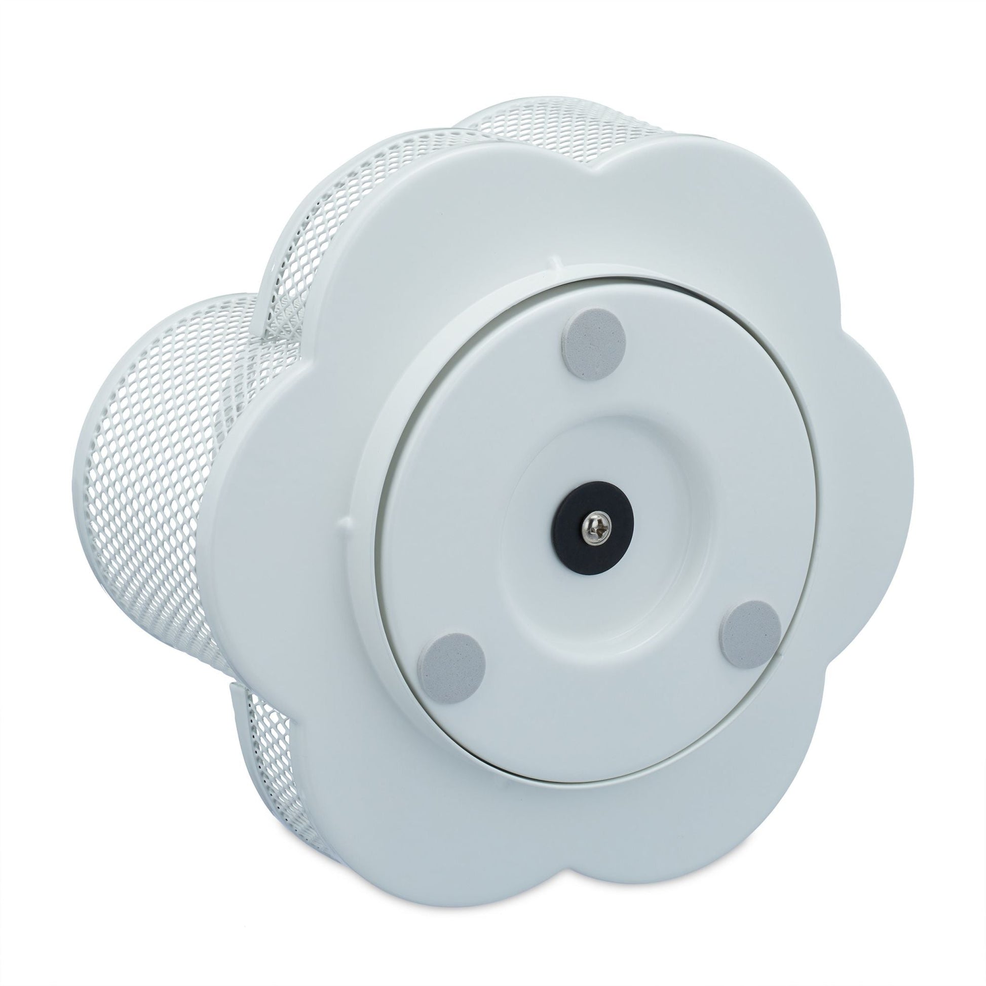 Drehbarer Stiftehalter mit 7 Fächern Weiss von Relaxdays