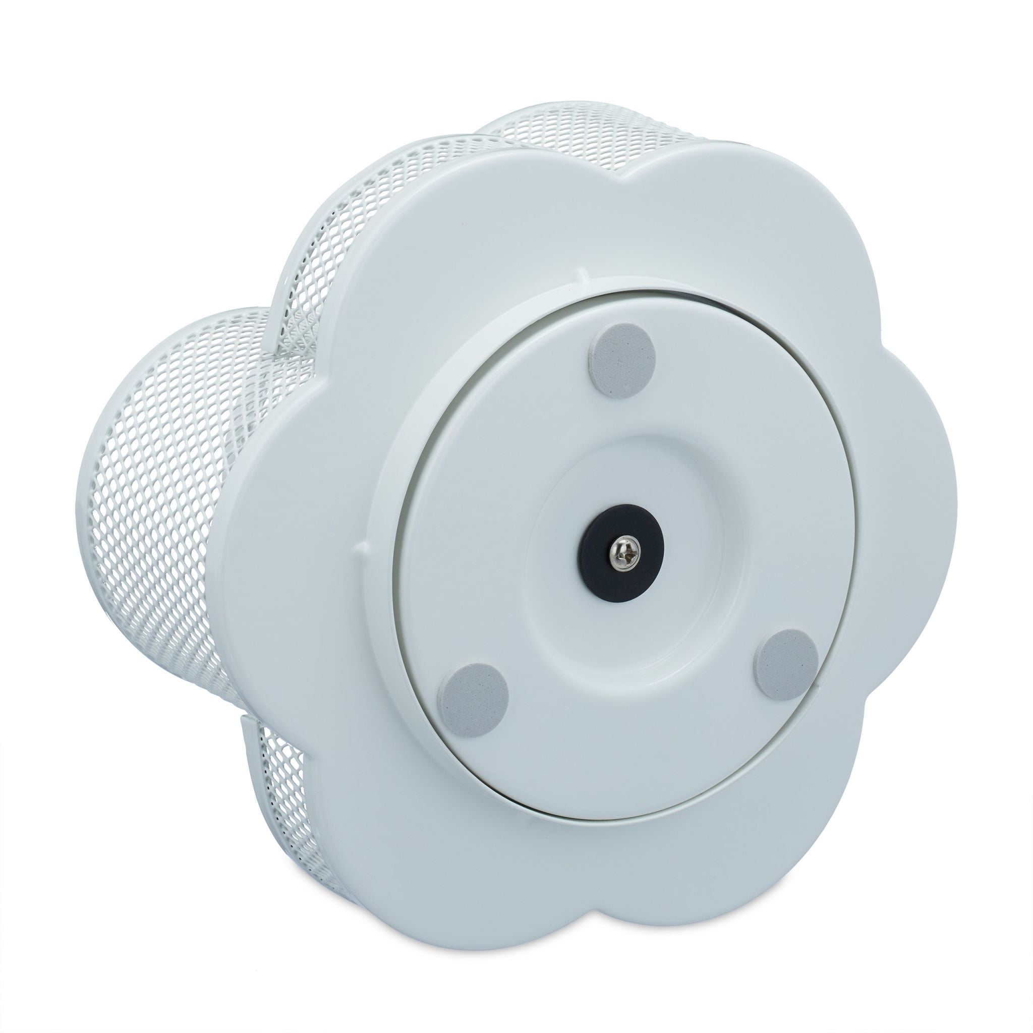 Drehbarer Stiftehalter mit 7 Fächern Weiss von Relaxdays