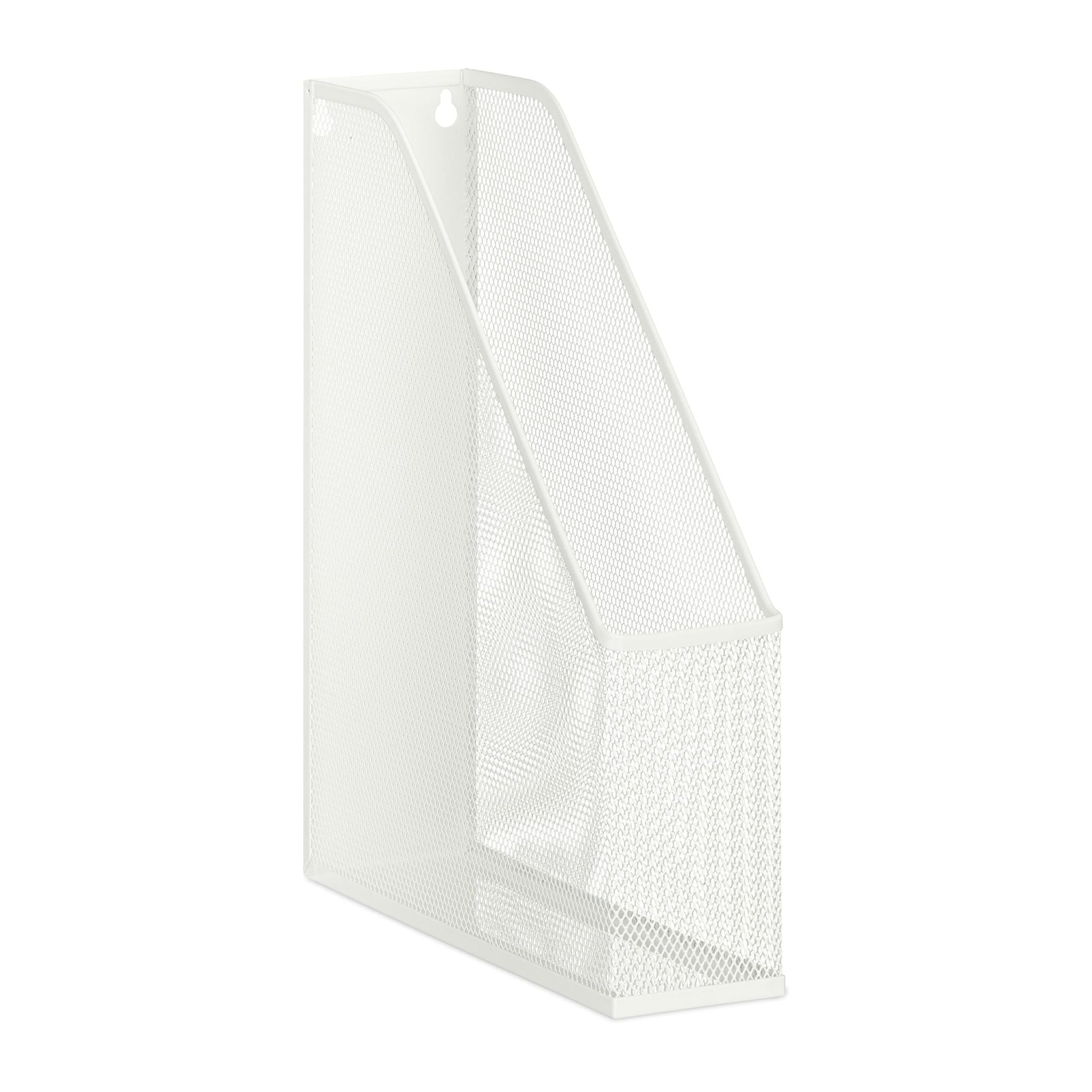 Stehsammler Mesh-Design Weiss von Relaxdays