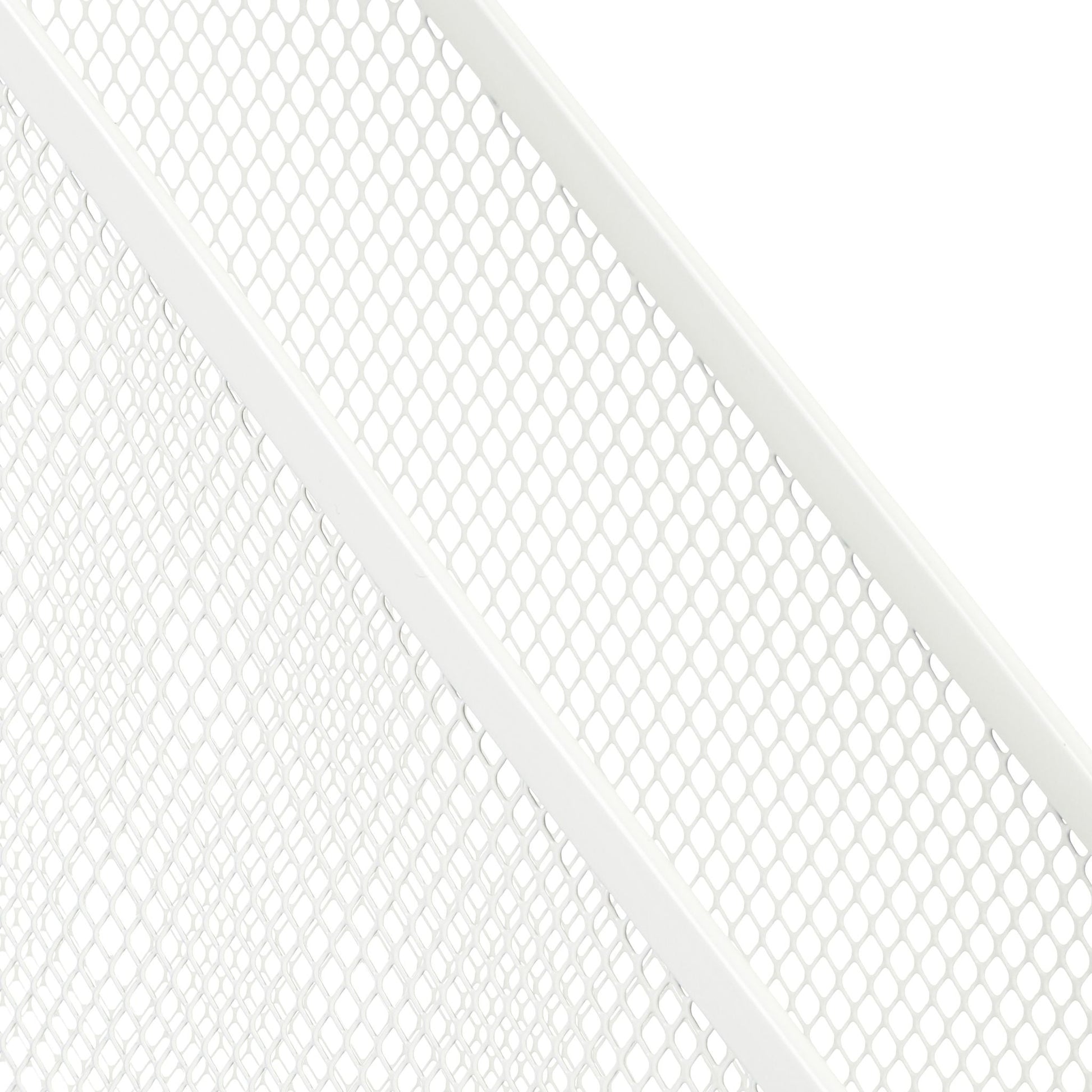 Stehsammler Mesh-Design Weiss von Relaxdays