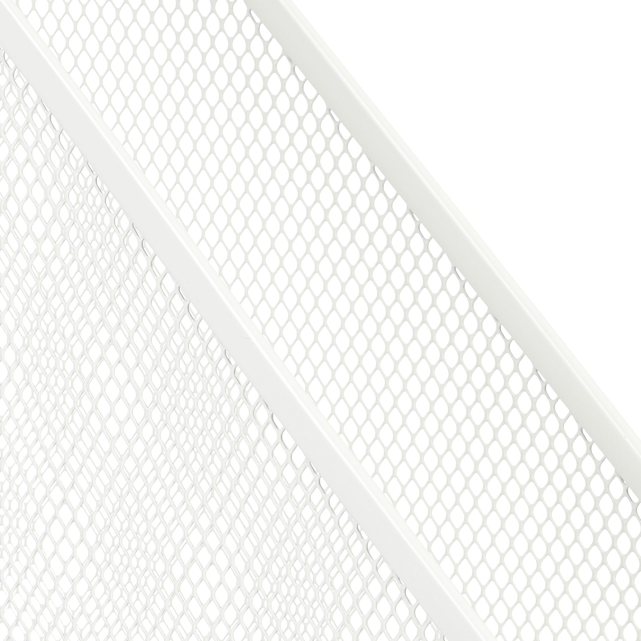 Stehsammler Mesh-Design Weiss von Relaxdays