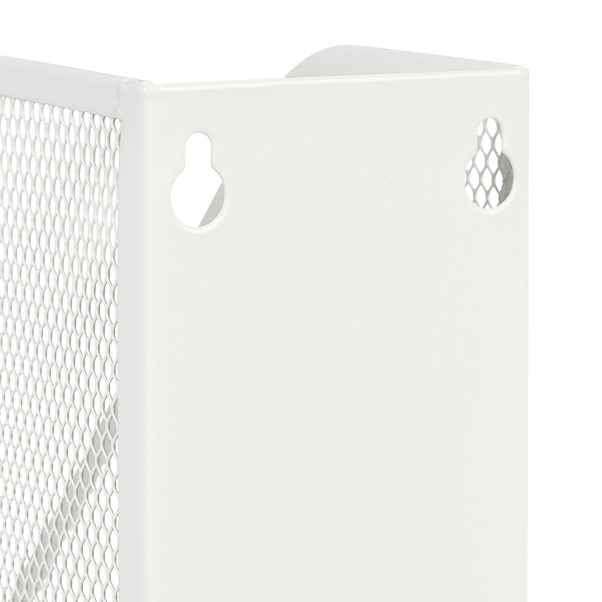 Stehsammler Mesh-Design Weiss von Relaxdays