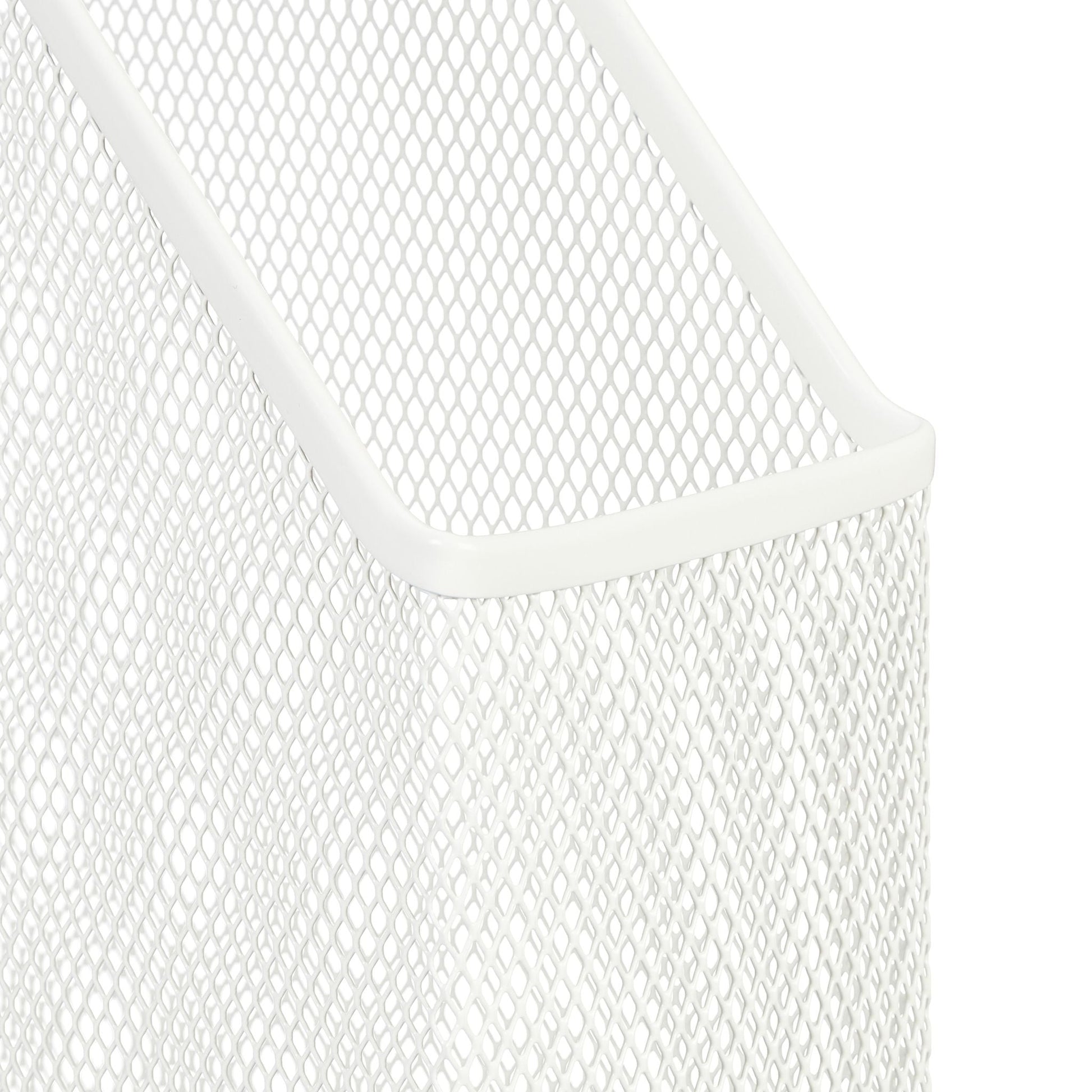 Stehsammler Mesh-Design Weiss von Relaxdays