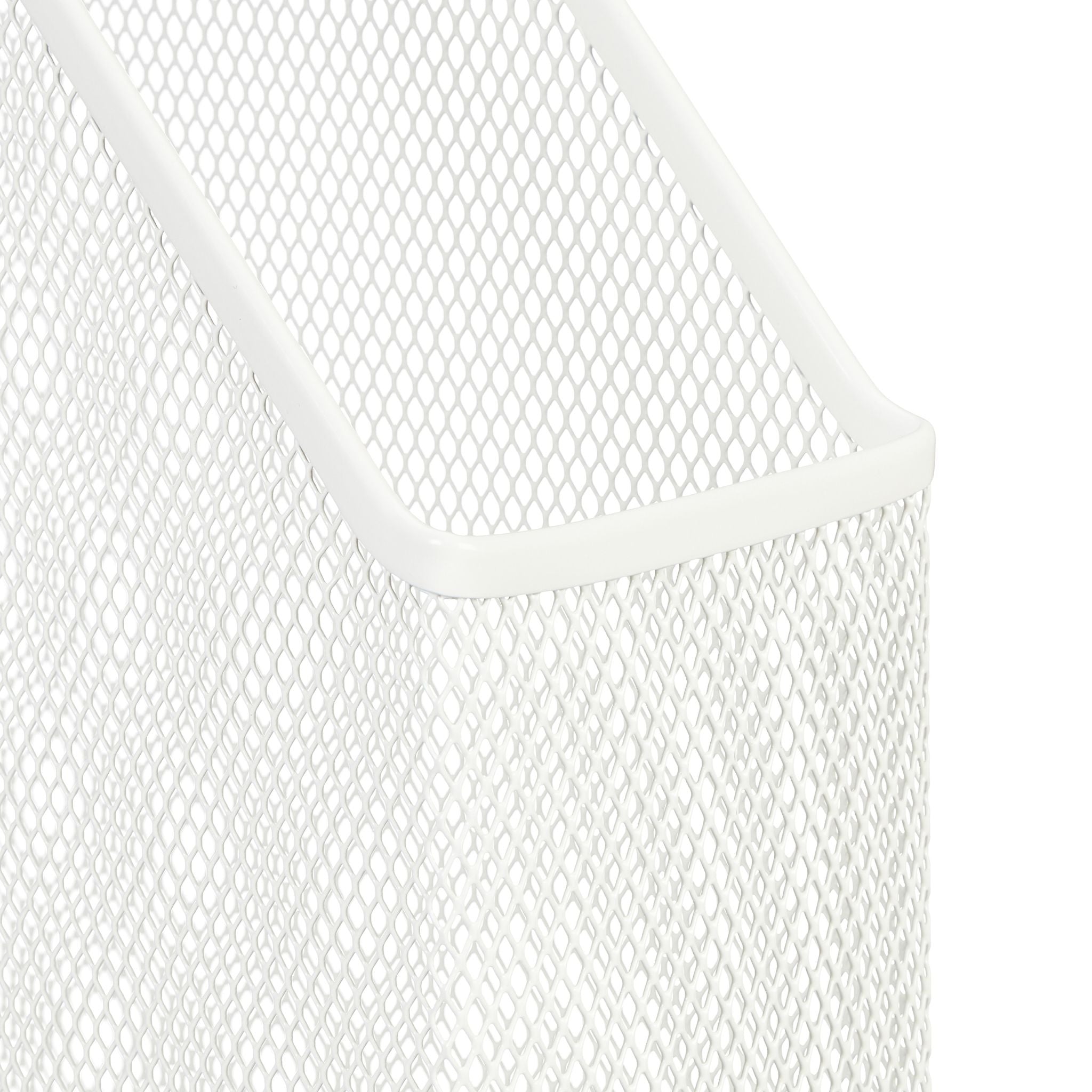 Stehsammler Mesh-Design Weiss von Relaxdays