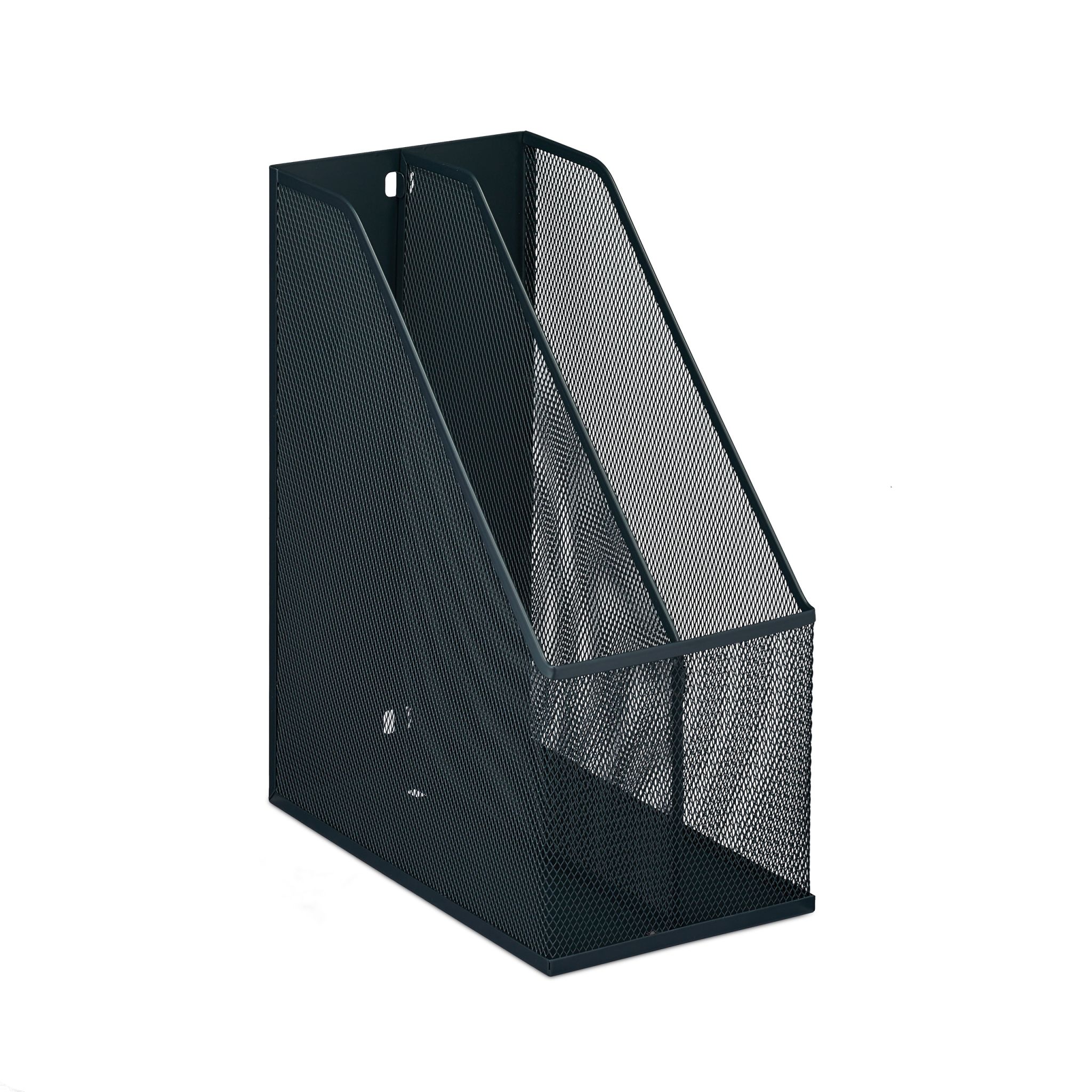 Stehsammler Mesh 2 Fächer Anthrazit von Relaxdays